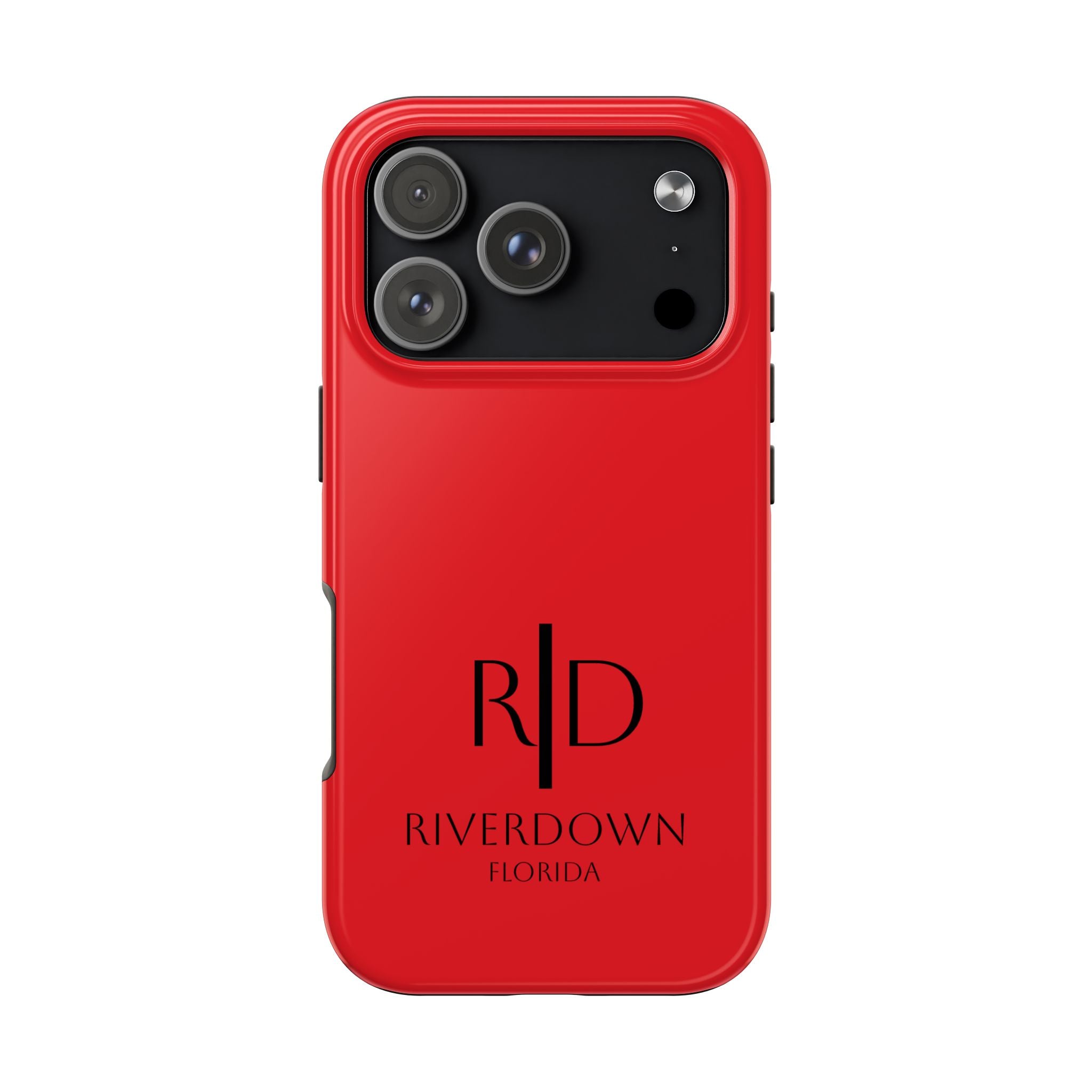 924 - Phone Case Red Berry — Durable Protective Phone Cover with Monogram Logo