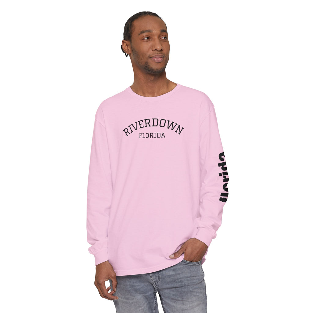 2 - Long Sleeve Tee Multi Colors 'R|D' — Florida Sleeve Graphic