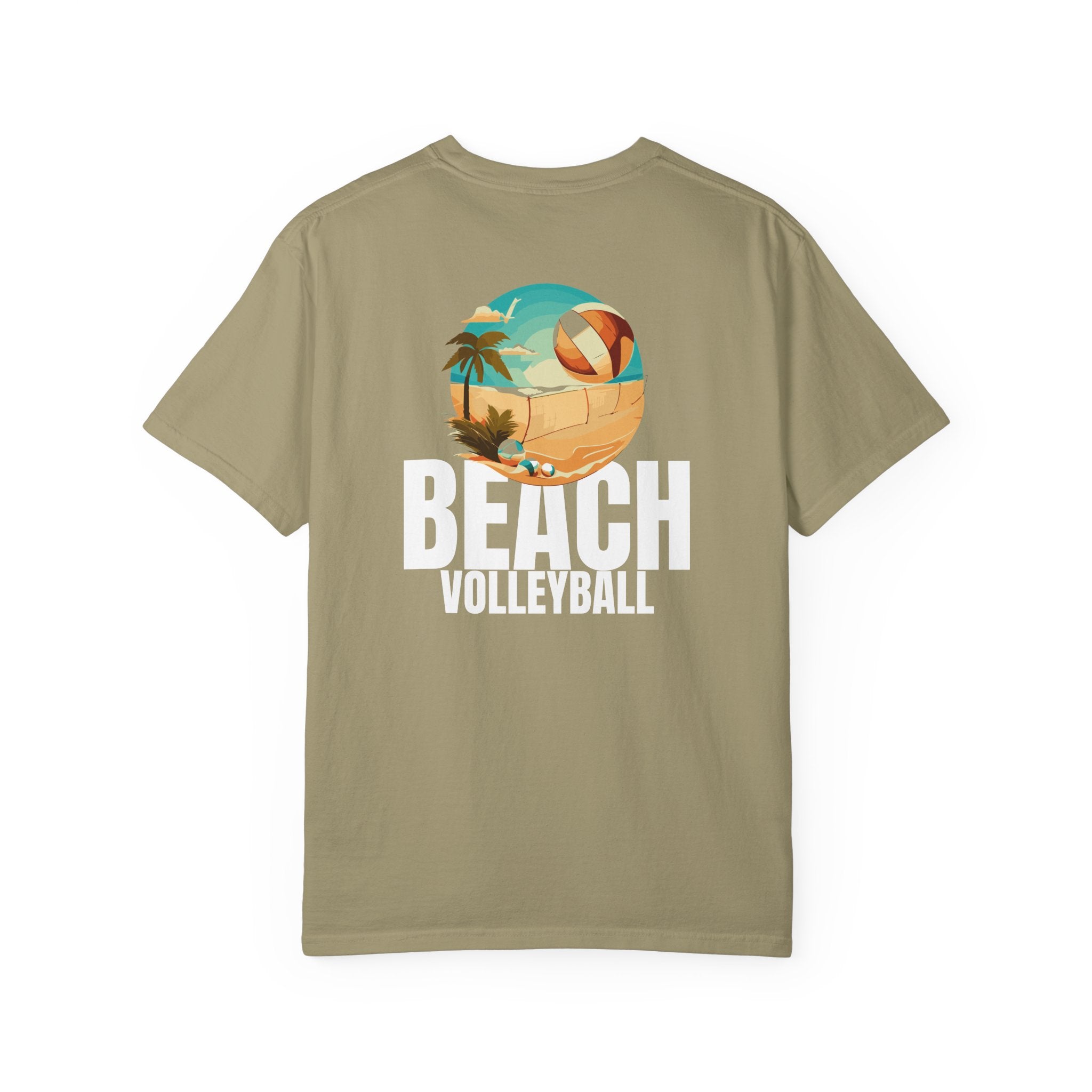 10 - Tee Multi Colors Beach Volleyball Minimalist Initials T-Shirt