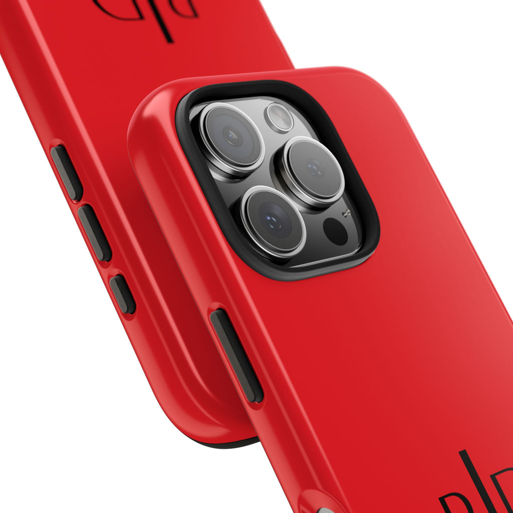 924 - Phone Case Red Berry — Durable Protective Phone Cover with Monogram Logo