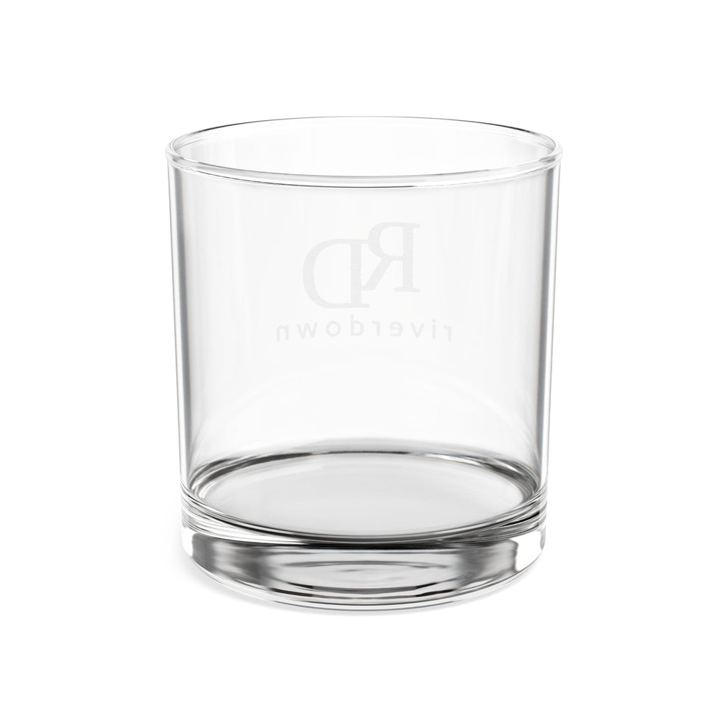922 - Engraved Glass 10.5oz — Personalized Monogram 'RD' Rocks Glass