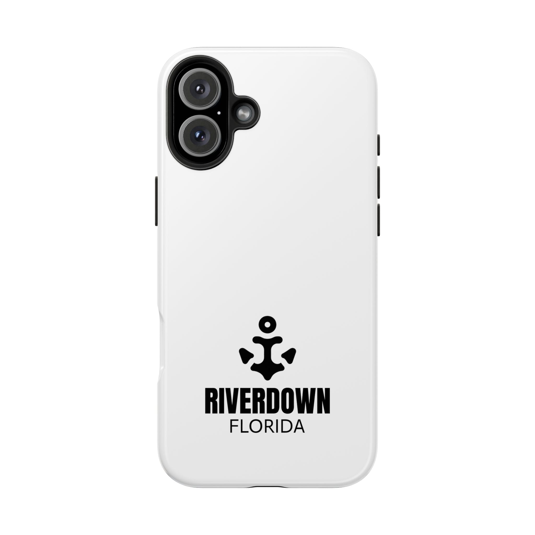 924 - Phone Case White Cap Riverdown Florida Tough Phone Case – Slim Protective iPhone Cover with R|D Logo