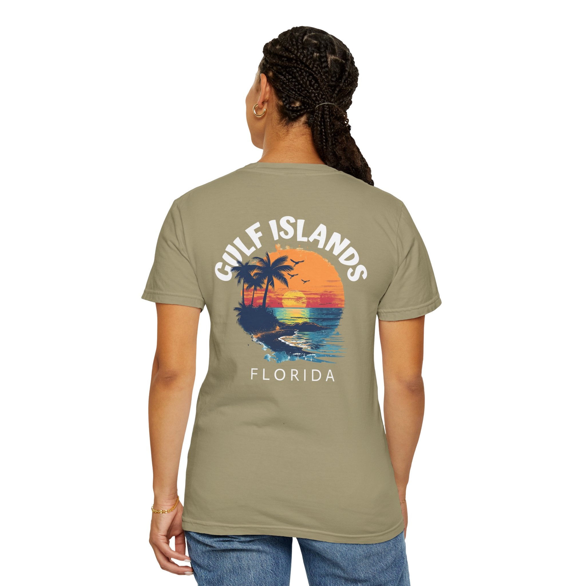 10 - Tee Multi Colors Gulf Islands Minimalist Initials T-Shirt