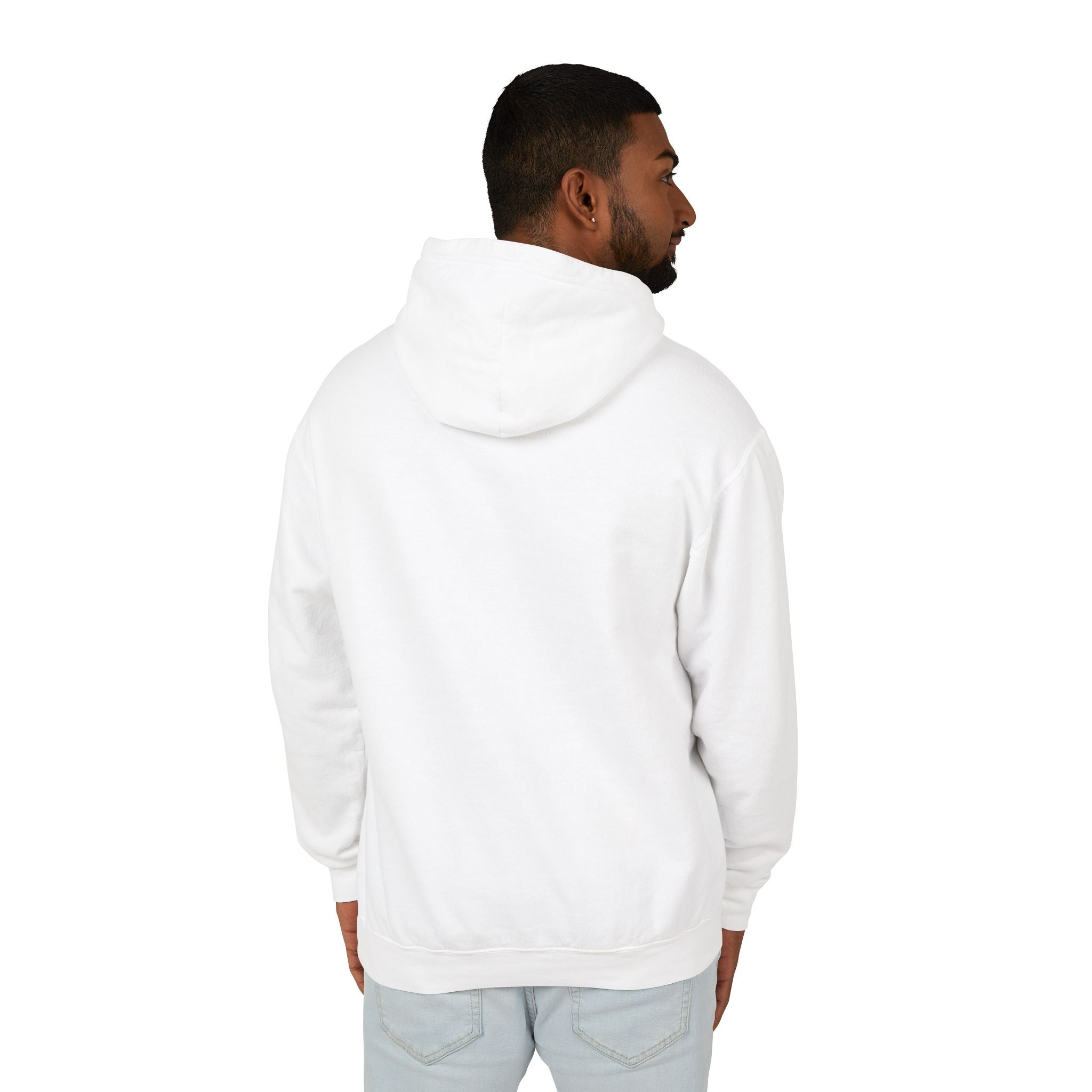 4 - Hoodie Multi Colors Collegiate Logo Hoodie — Lightweight Pastel Blue Sweatshirt