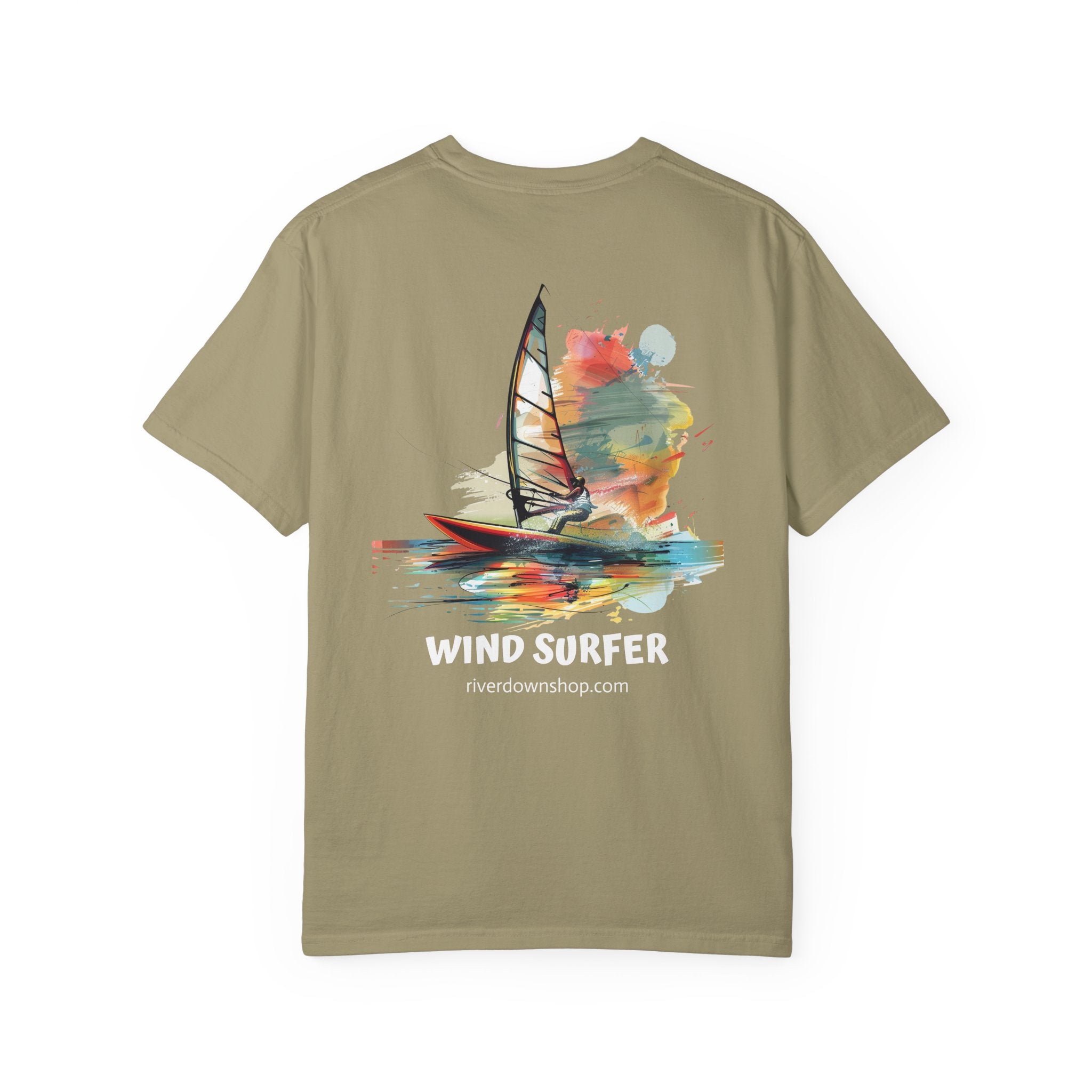 10 - Tee Multi Colors Wind Surfer — Minimalist Initials T-Shirt