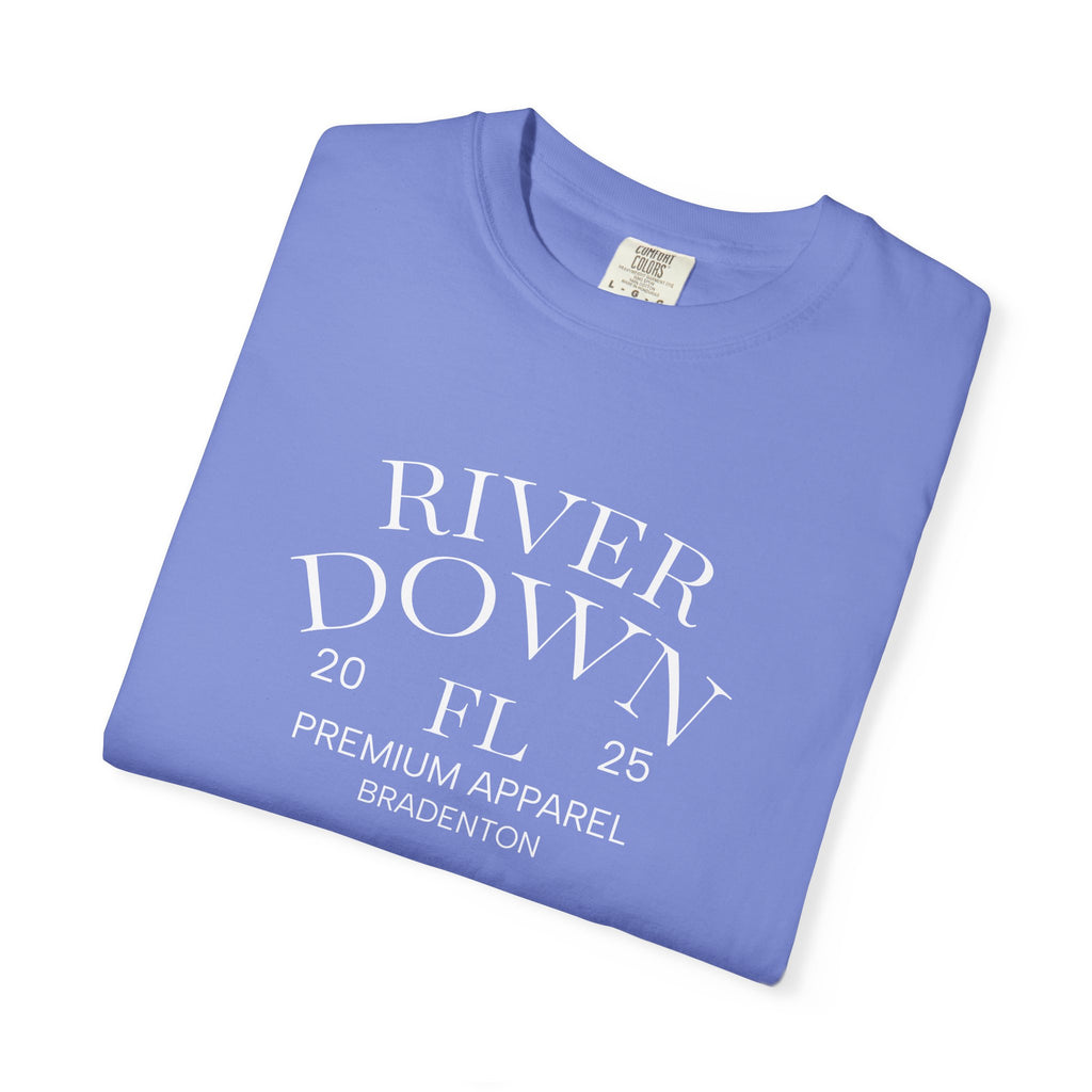 101 -  Tee Multi Colors Monogram R|D Plain Back Classic Tee — Minimalist Initials T-Shirt