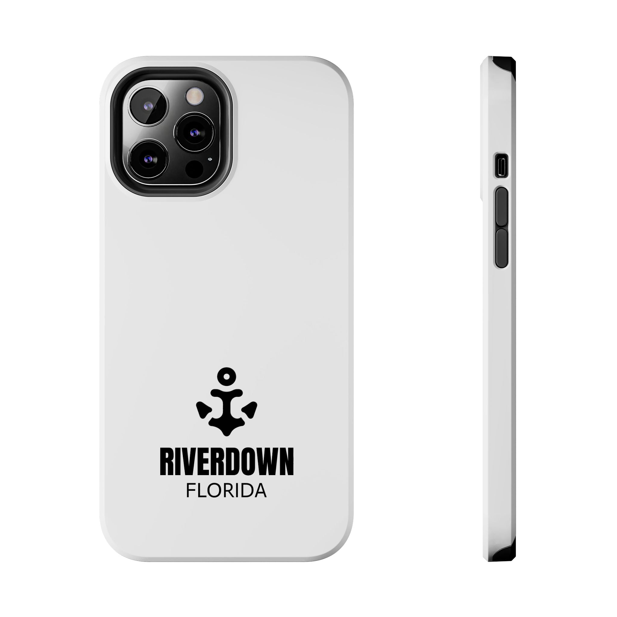 924 - Phone Case White Cap Riverdown Florida Tough Phone Case – Slim Protective iPhone Cover with R|D Logo