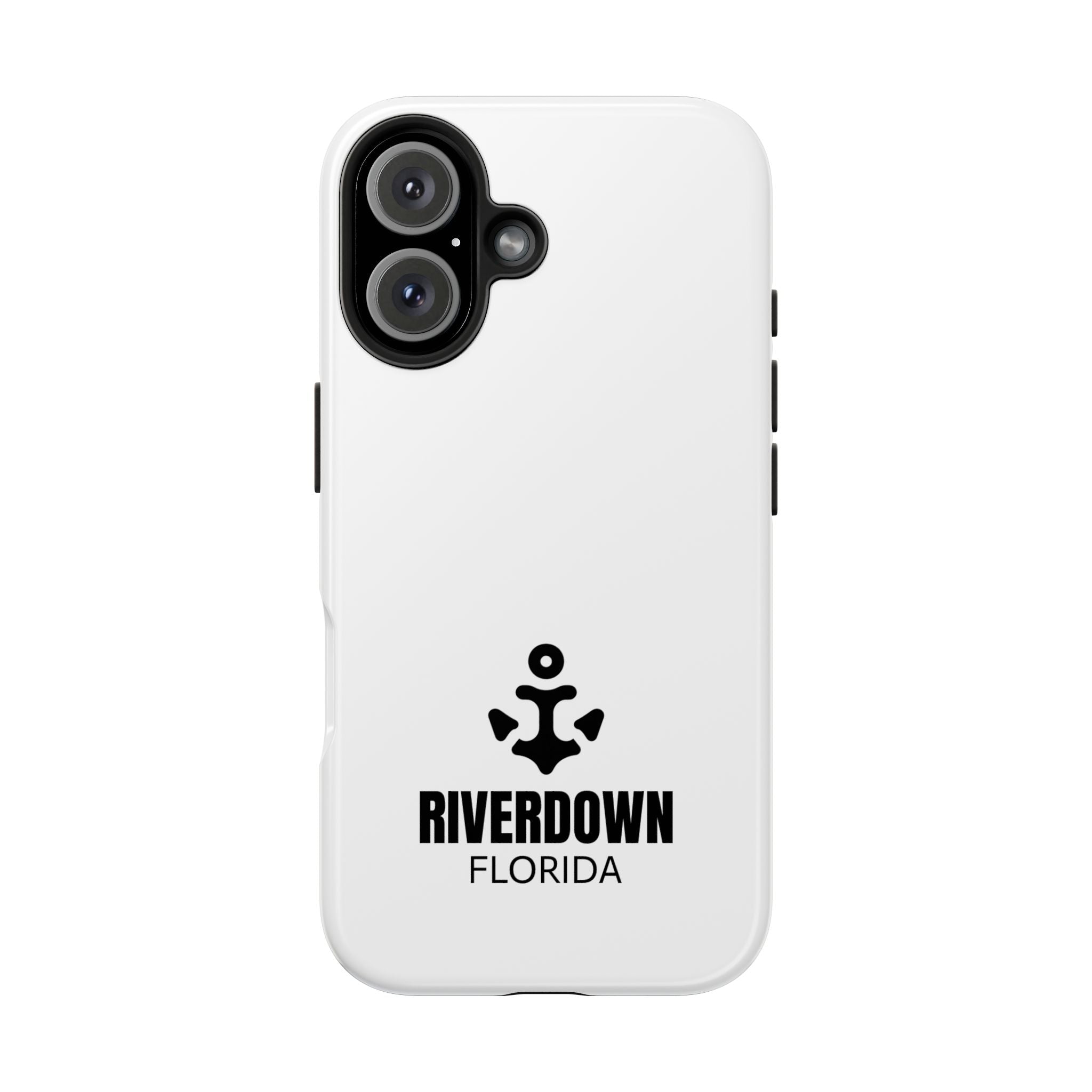 924 - Phone Case White Cap Riverdown Florida Tough Phone Case – Slim Protective iPhone Cover with R|D Logo