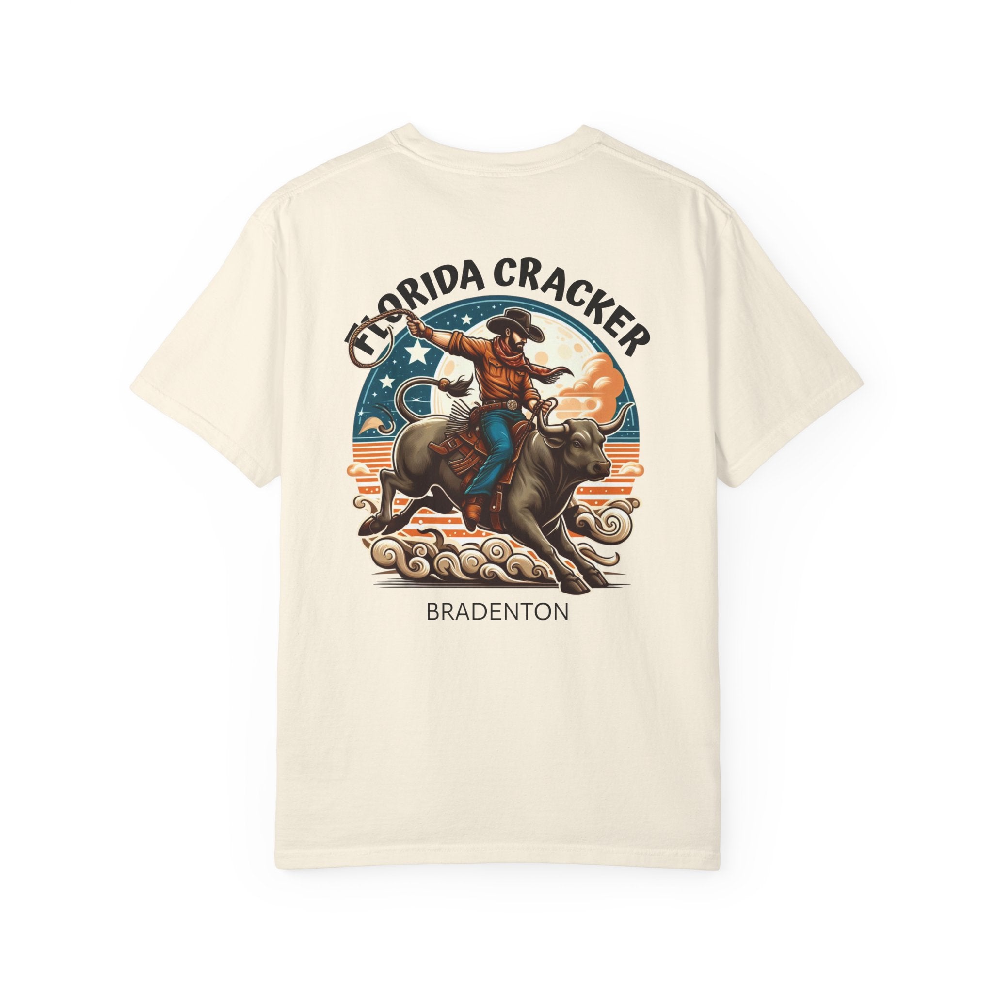 10 - Tee Multi Colors Florida Cracker -  Minimalist Initials T-Shirt