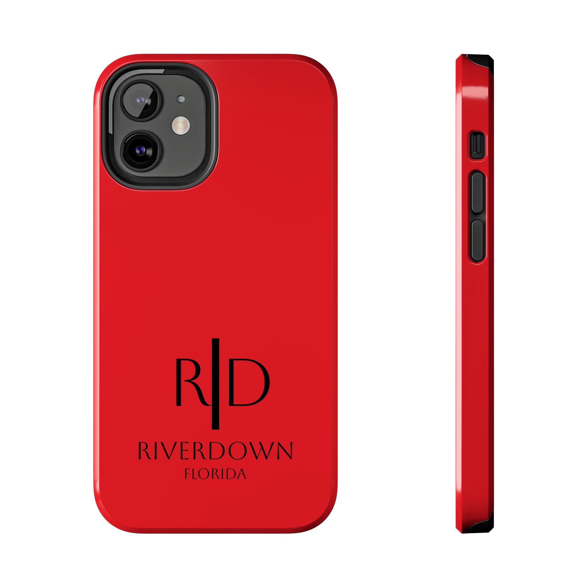 924 - Phone Case Red Berry — Durable Protective Phone Cover with Monogram Logo