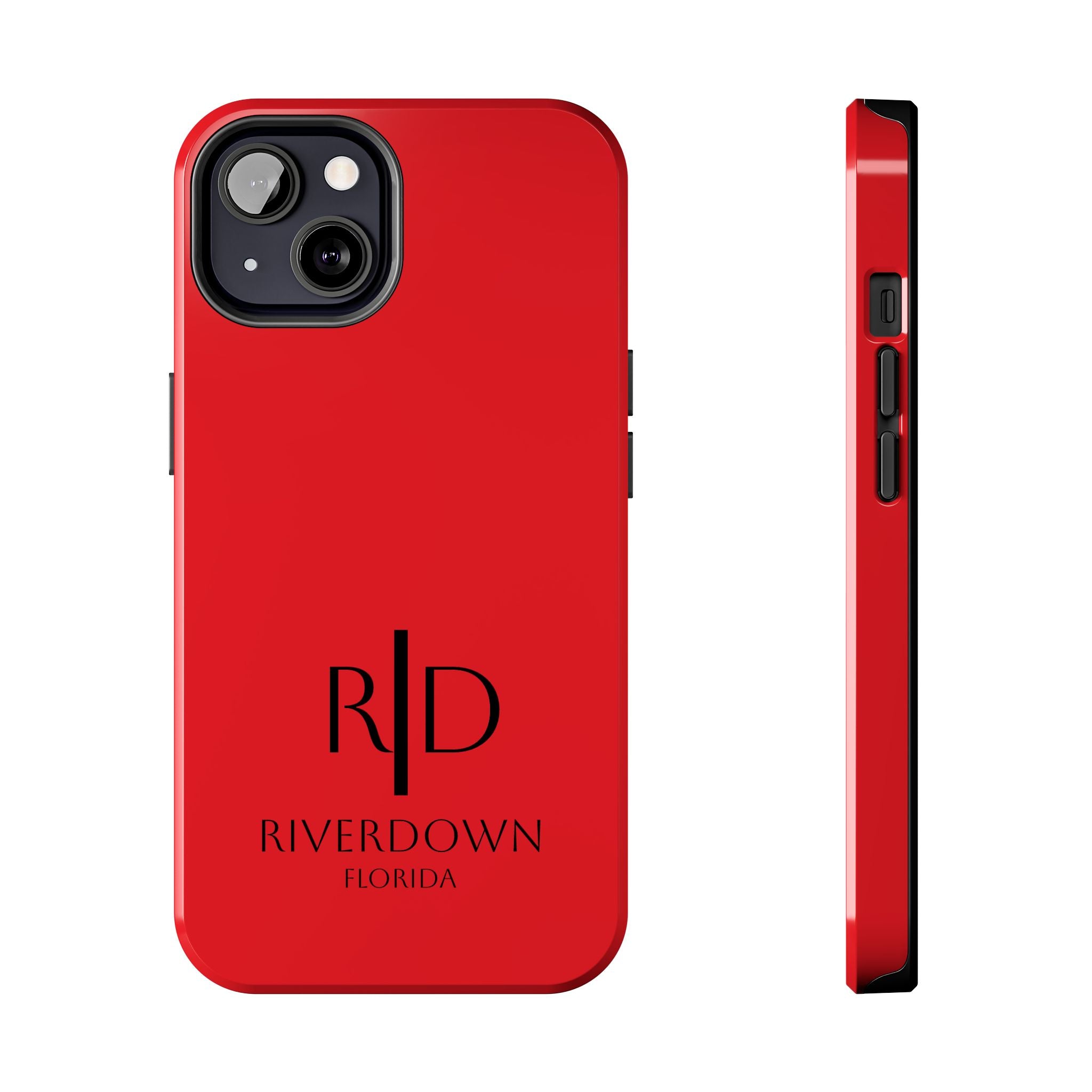 924 - Phone Case Red Berry — Durable Protective Phone Cover with Monogram Logo