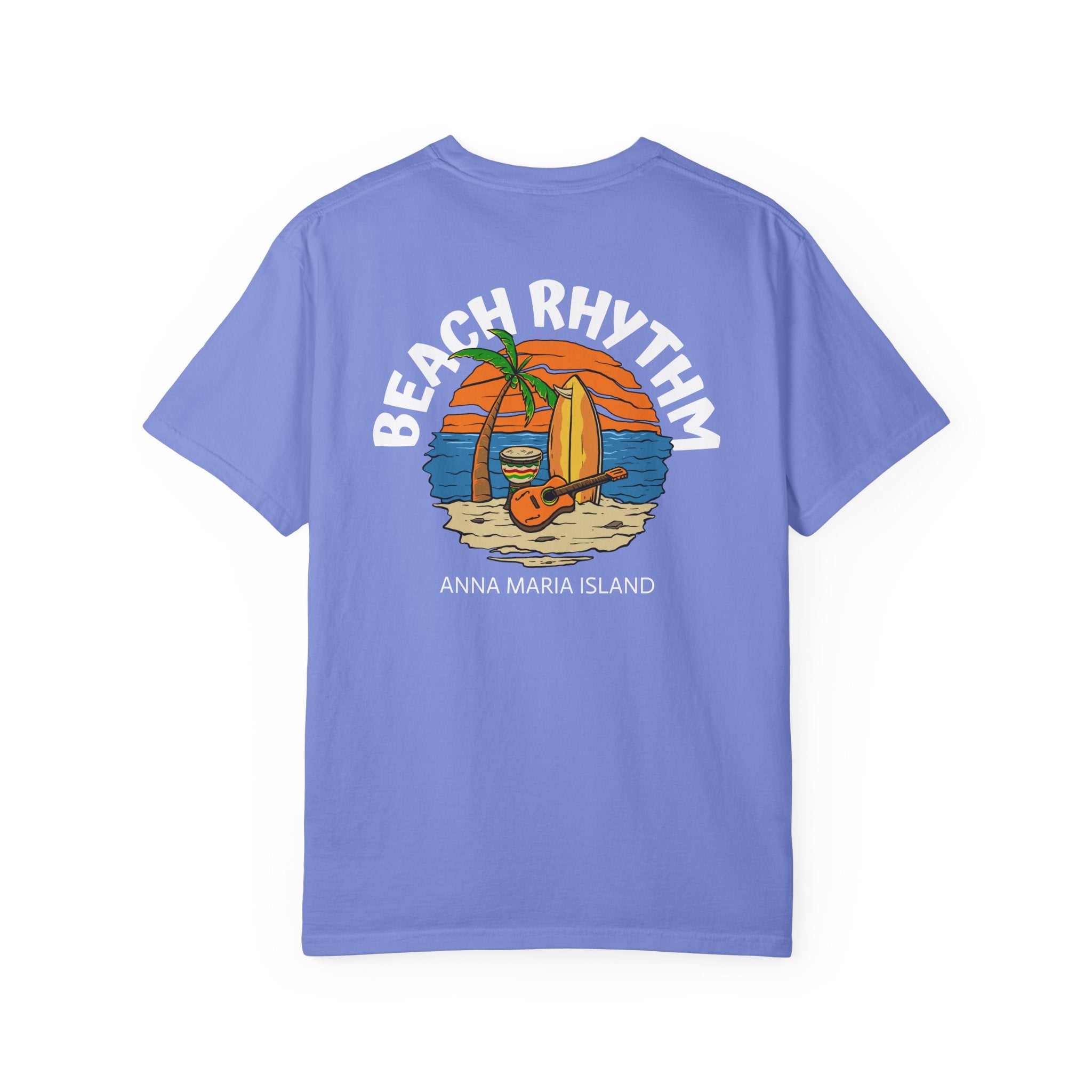 10 - Tee Multi Colors Beach Rhythm Minimalist Initials T-Shirt