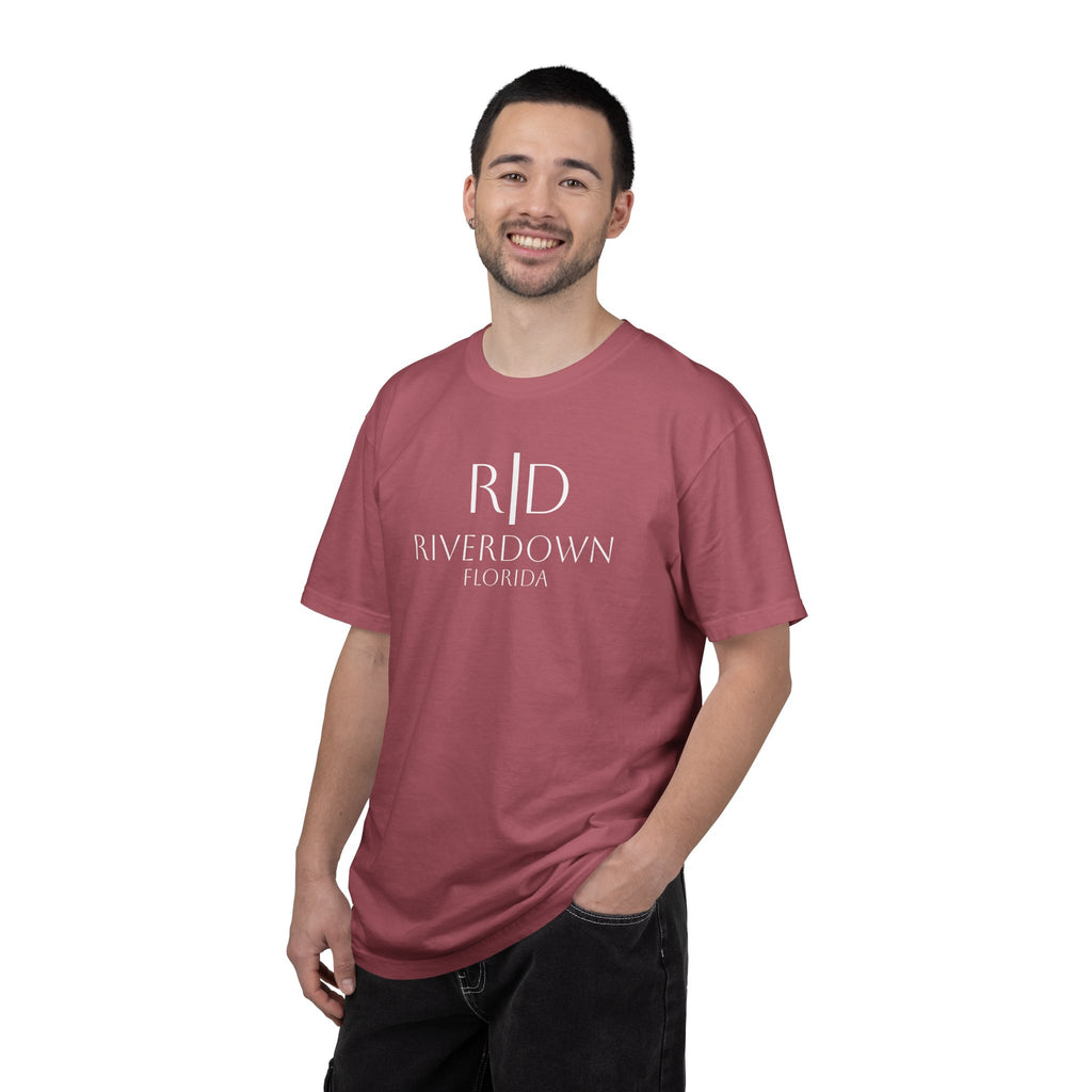 10 - Tee Multi Colors Sunset Relaxation — Minimalist Initials T-Shirt