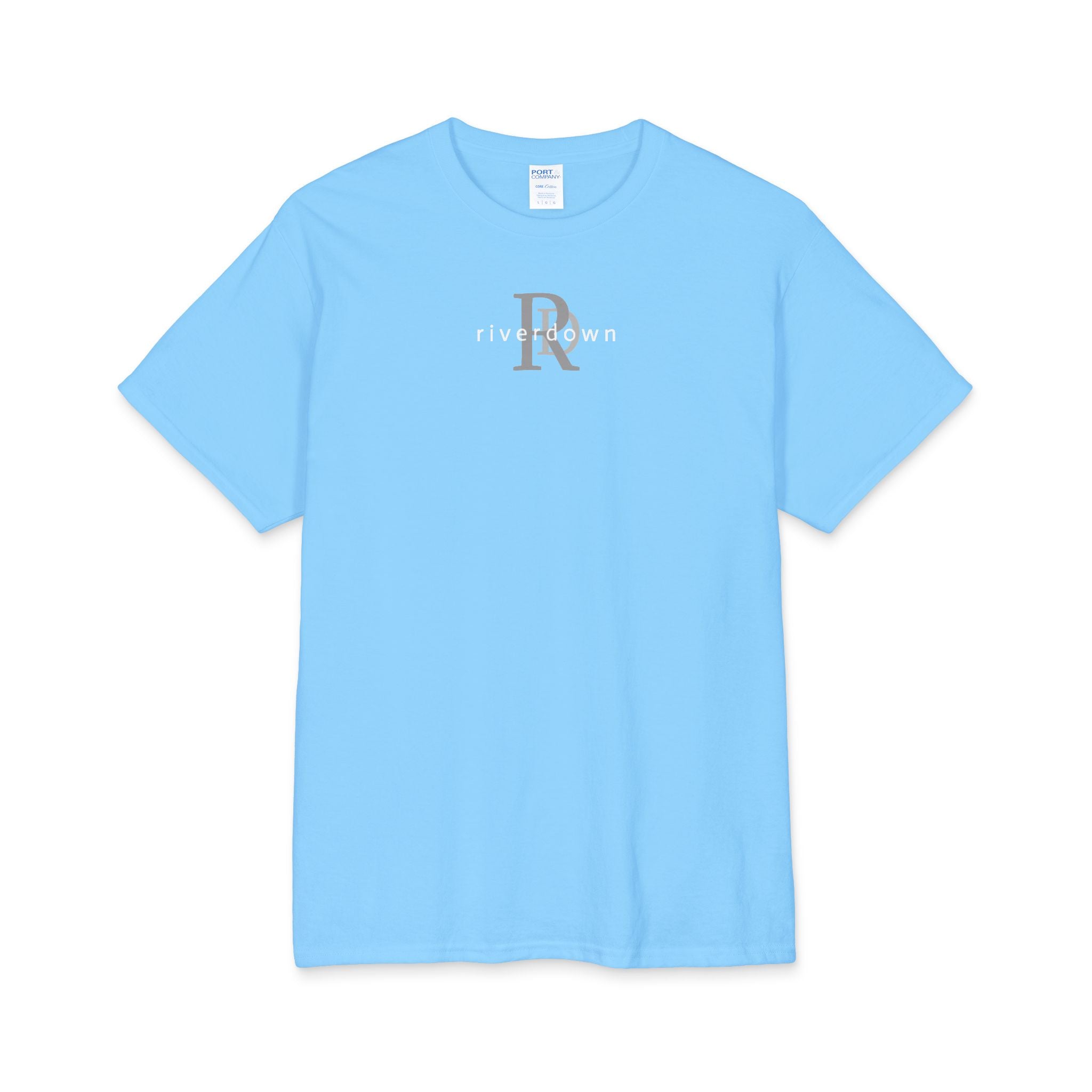 10 - River Down Cotton RD Logo T-Shirt — Minimal Retro Outdoor Tee