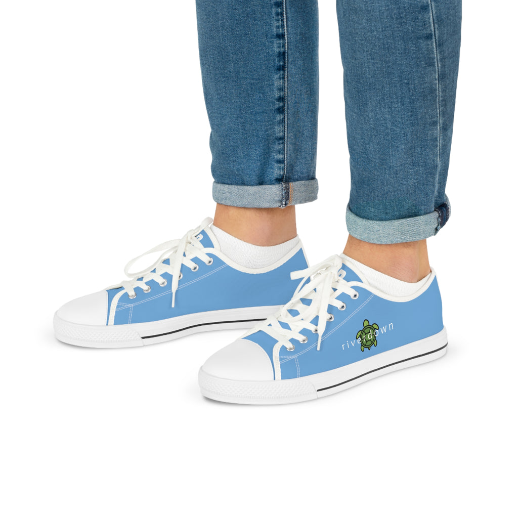 81 - Men's Low Top Sneakers Sea Turtle — Canvas Shoes