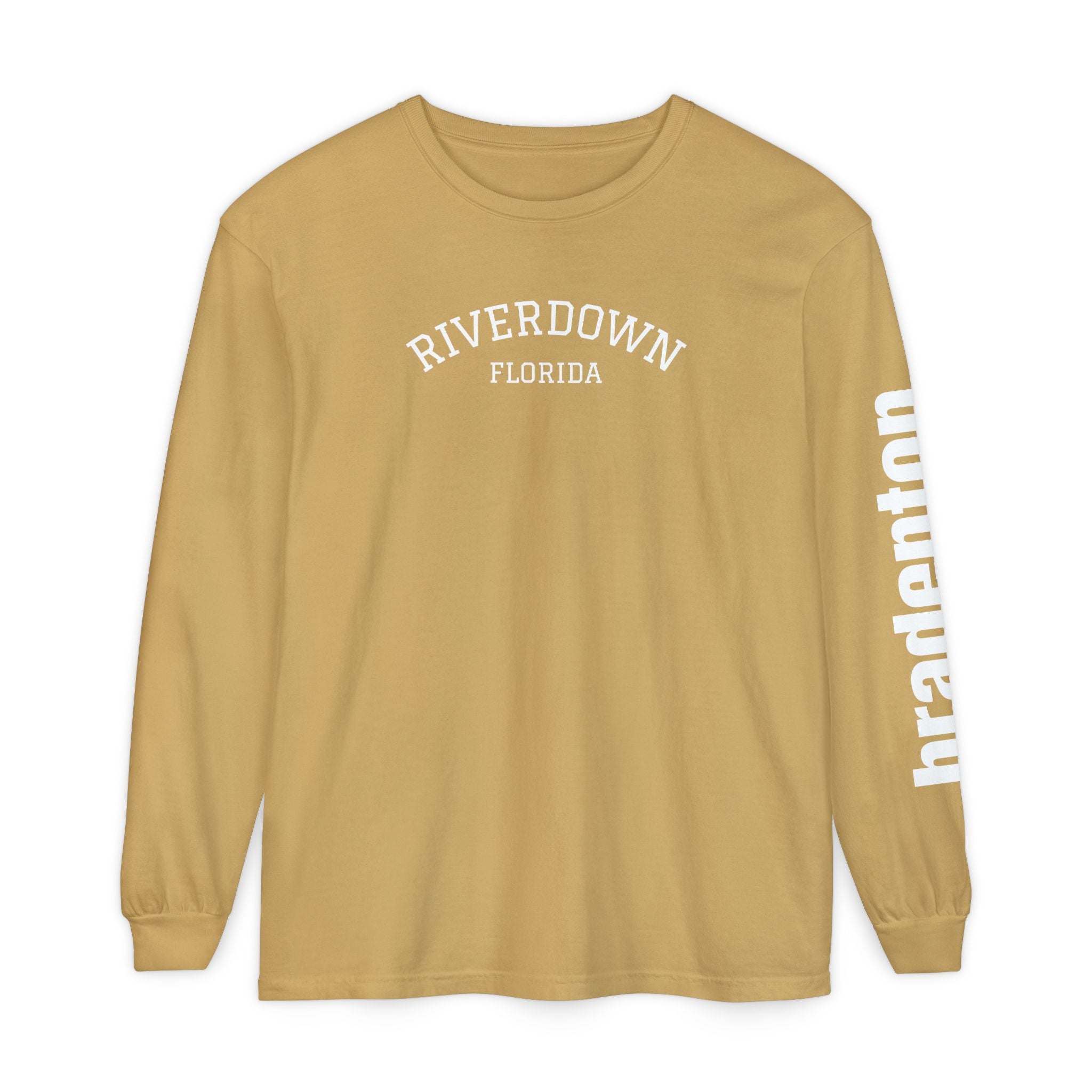 2 - Long Sleeve Bradenton Tee Multi Colors 'R|D' — Florida Sleeve Graphic