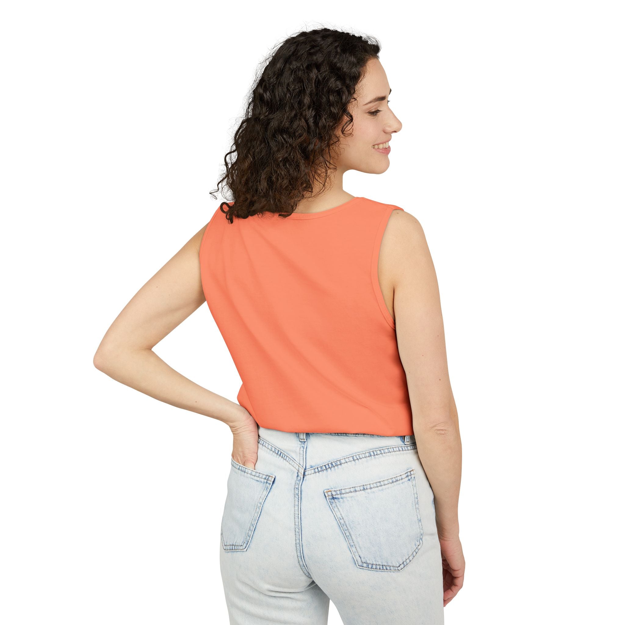 14 - Tank Top Multi Colors Coral Minimalist 'R|D' Monogram Tank Top — Lightweight Casual Summer Tee