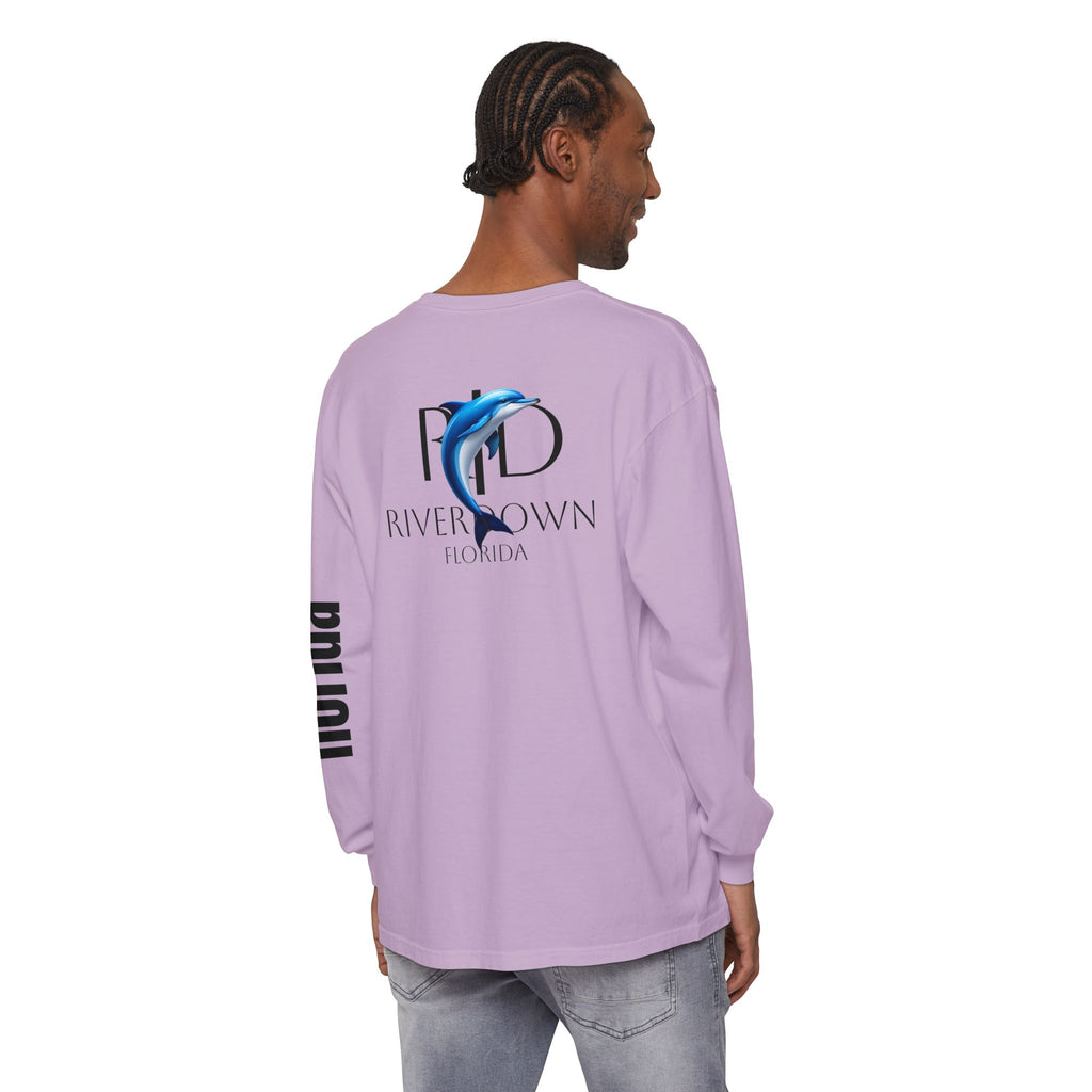 2 - Long Sleeve Tee Multi Colors 'R|D' — Florida Sleeve Graphic