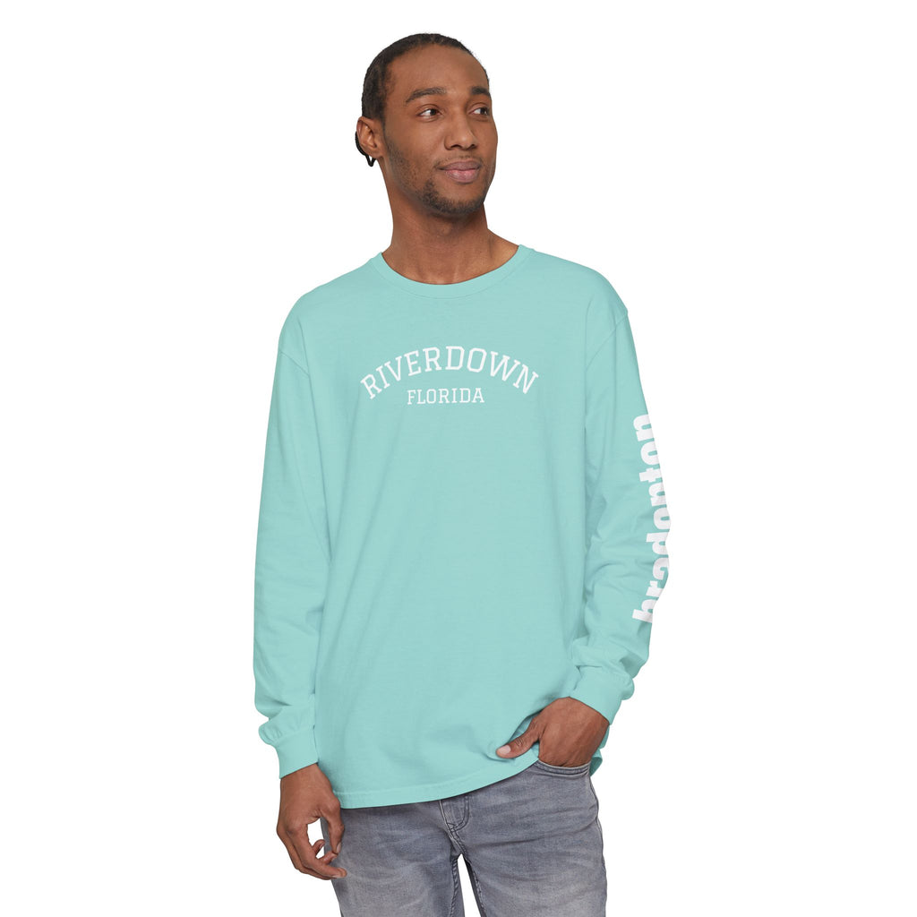 2 - Long Sleeve Bradenton Tee Multi Colors 'R|D' — Florida Sleeve Graphic