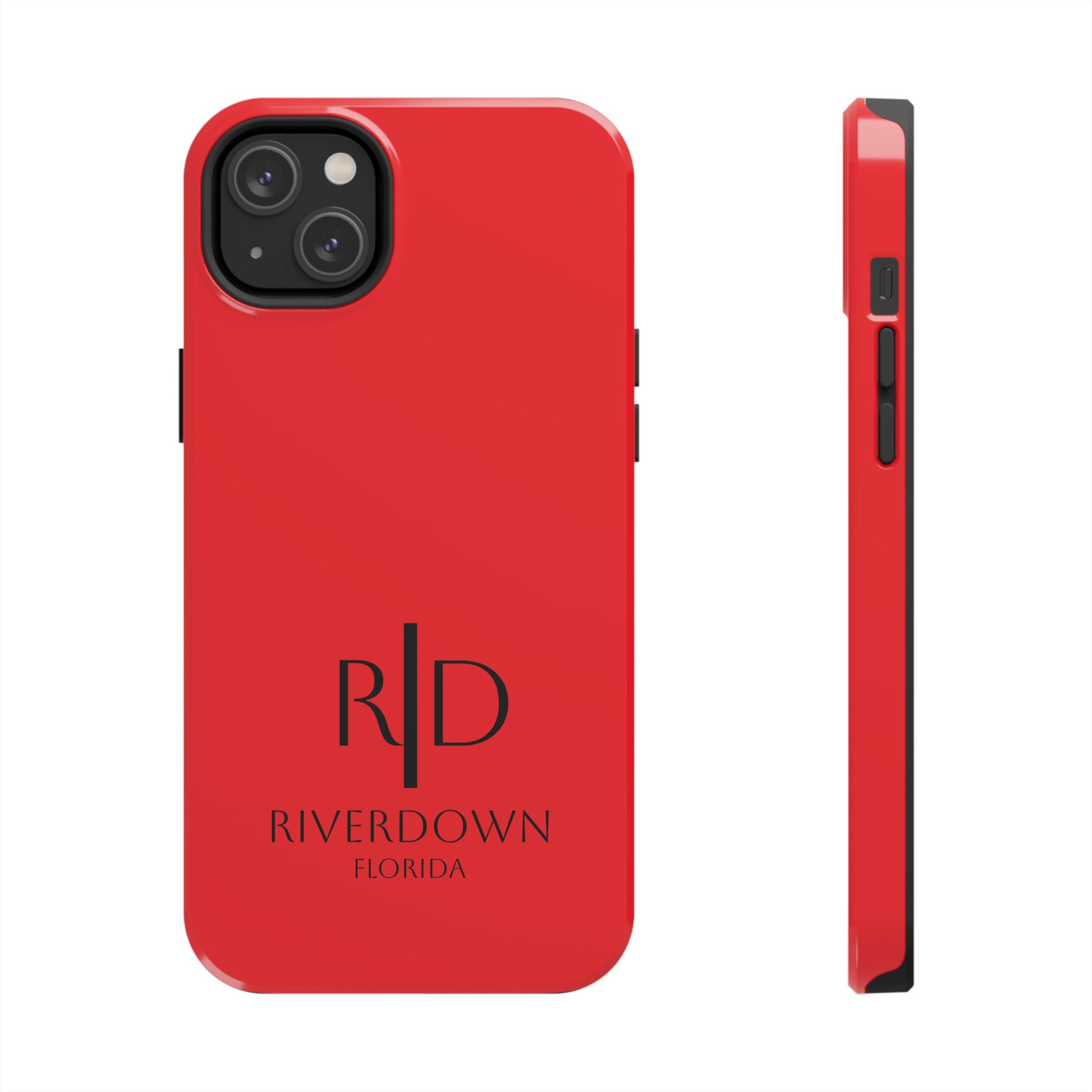 924 - Phone Case Red Berry — Durable Protective Phone Cover with Monogram Logo