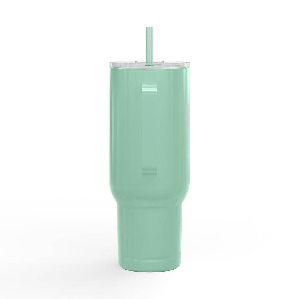 921 - Tumbler Mint 40oz Insulated Tumbler with Lid & Straw — Engravable Travel Mug