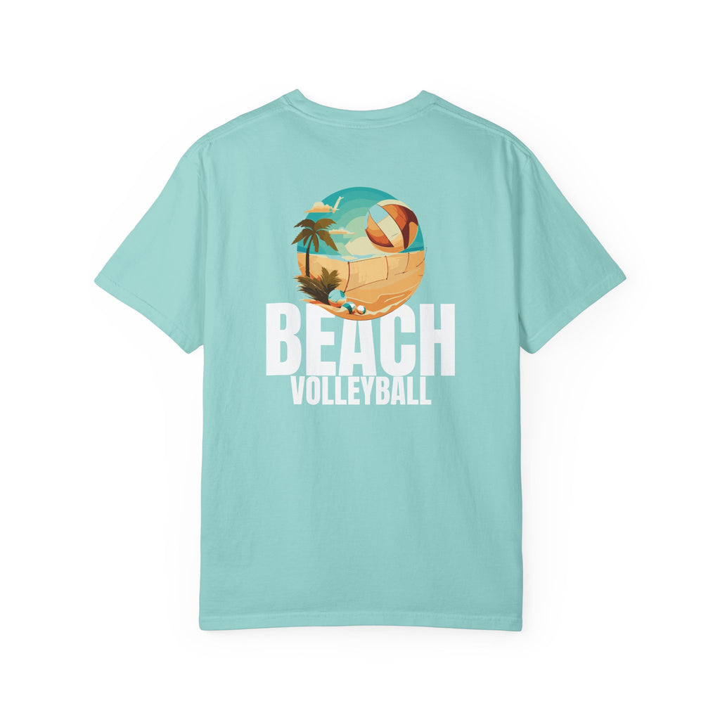 10 - Tee Multi Colors Beach Volleyball Minimalist Initials T-Shirt