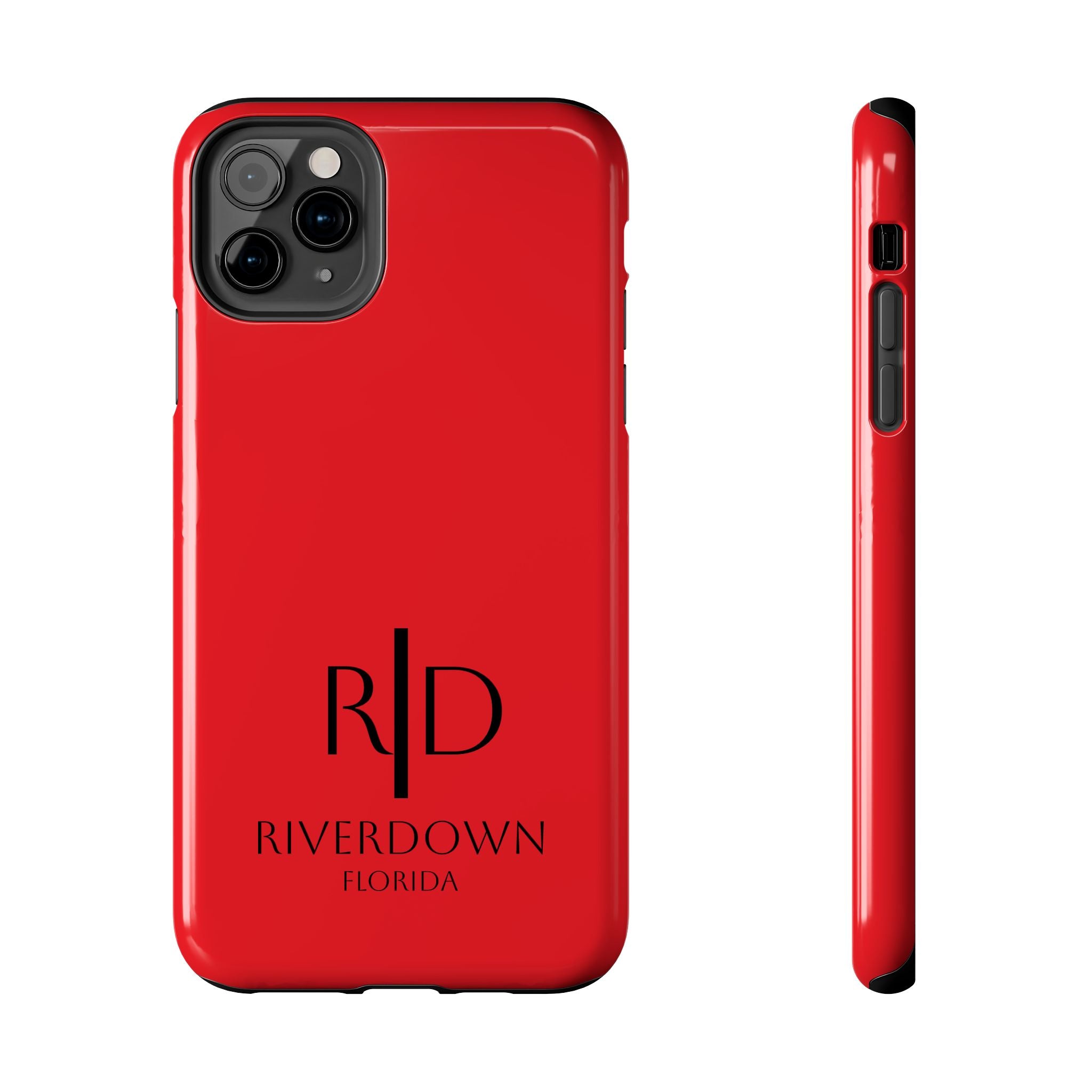 924 - Phone Case Red Berry — Durable Protective Phone Cover with Monogram Logo
