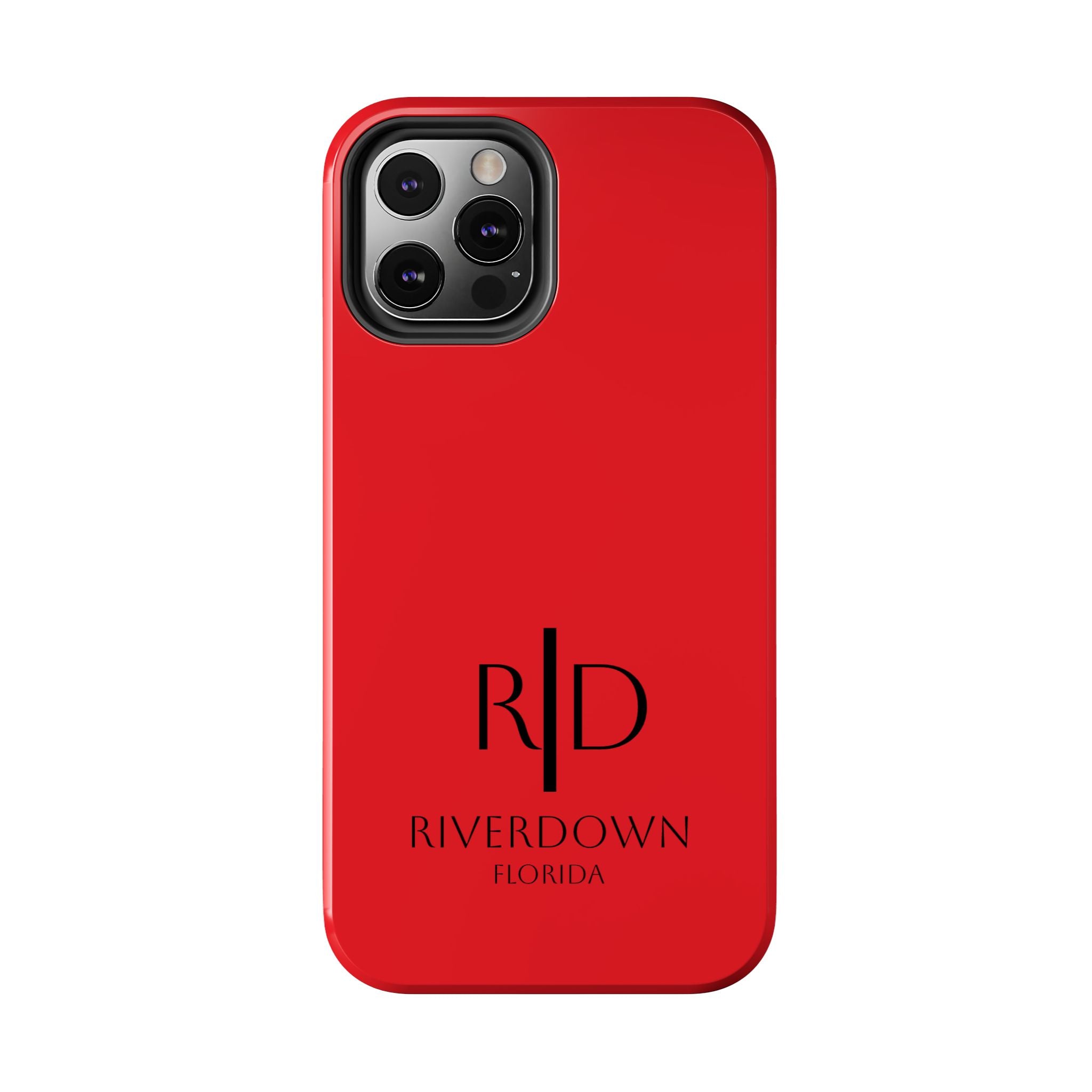 924 - Phone Case Red Berry — Durable Protective Phone Cover with Monogram Logo