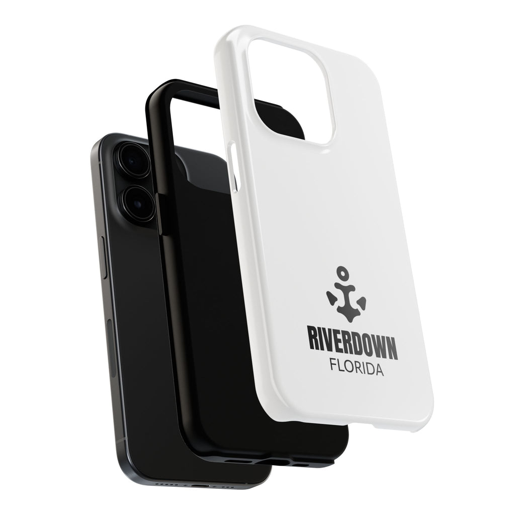 924 - Phone Case White Cap Riverdown Florida Tough Phone Case – Slim Protective iPhone Cover with R|D Logo