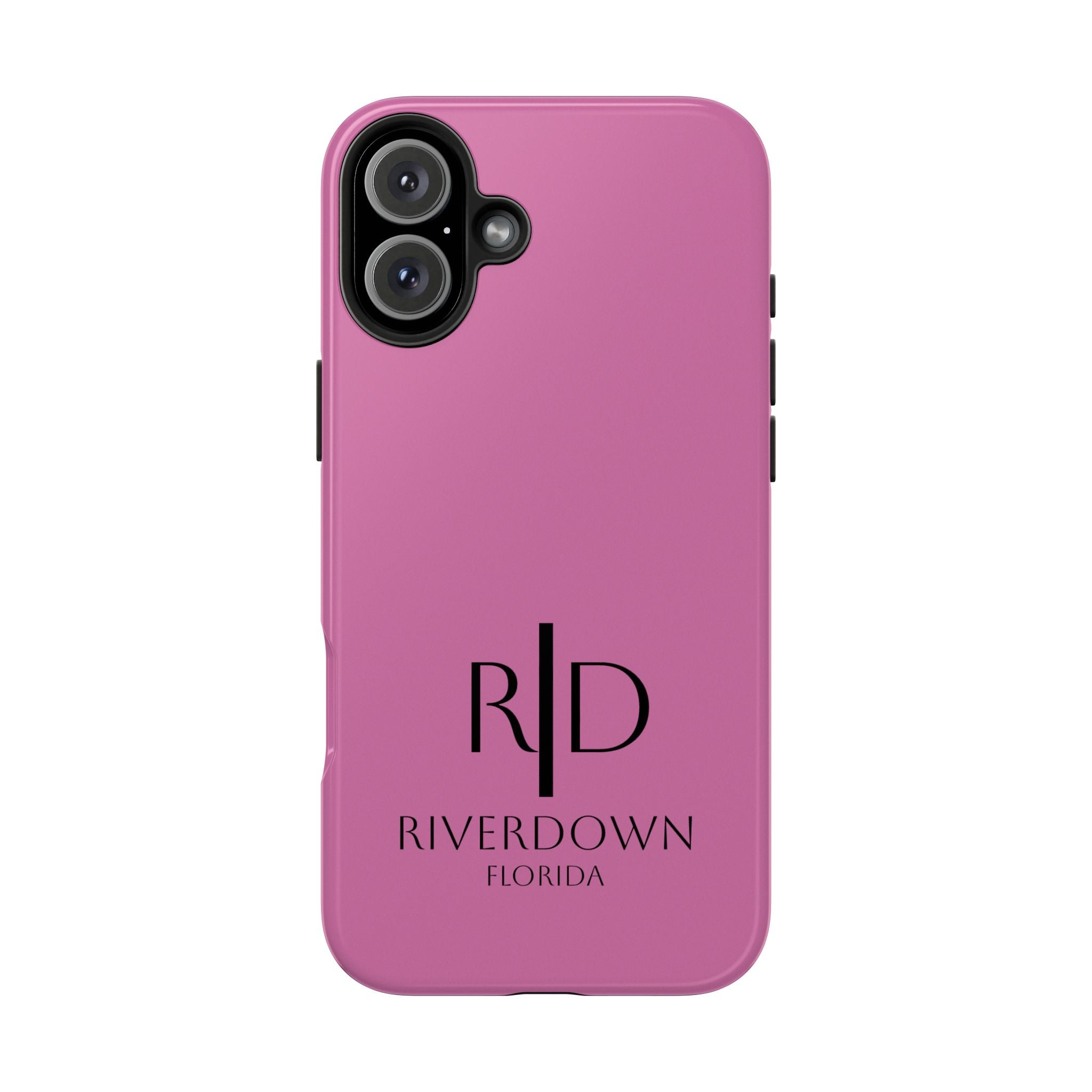 924 - Phone Case Pink Peddle — Durable Protective Phone Cover with Monogram Logo