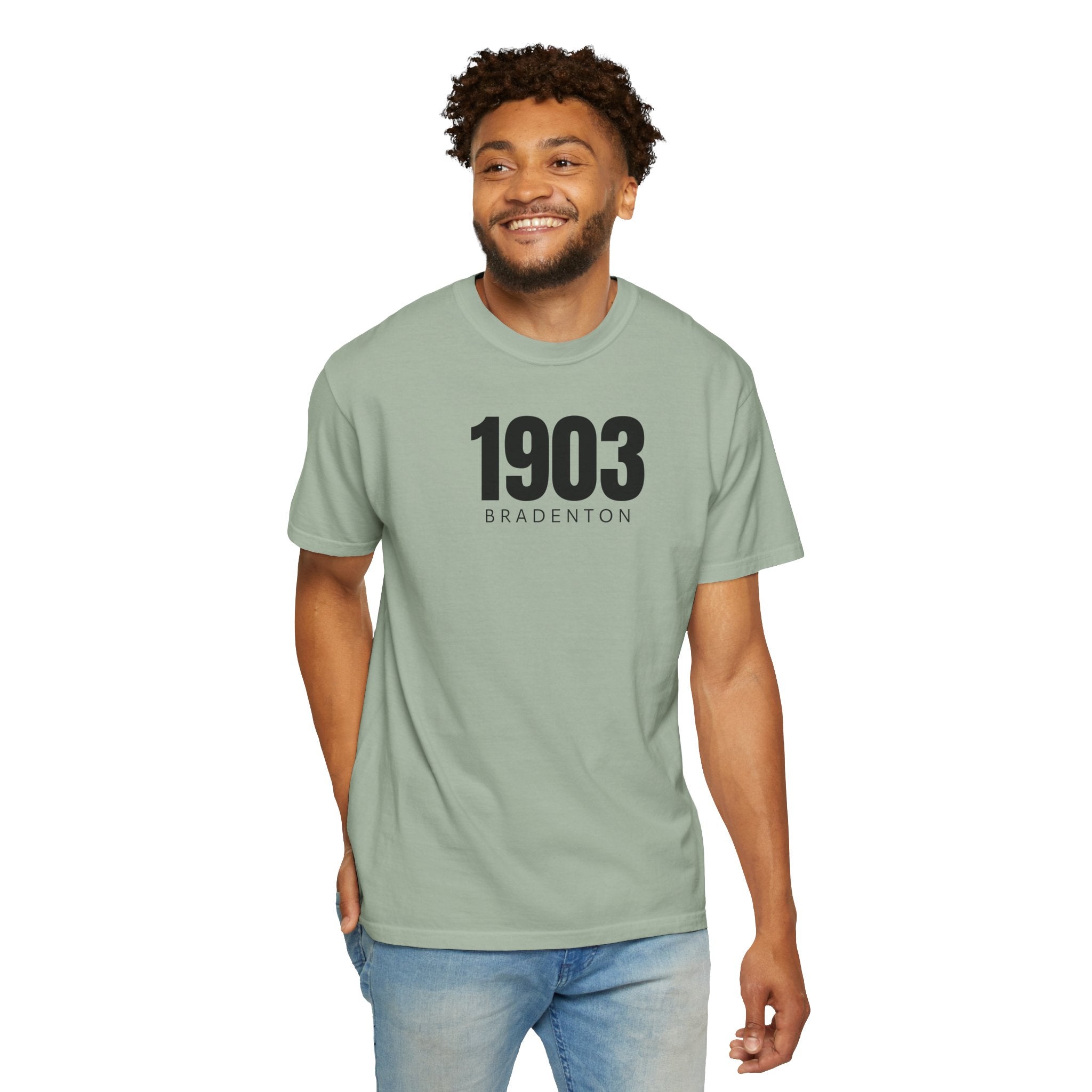 101 - Tee Multi Colors Bradenton 1903 Classic Tee — Minimalist Initials T-Shirt