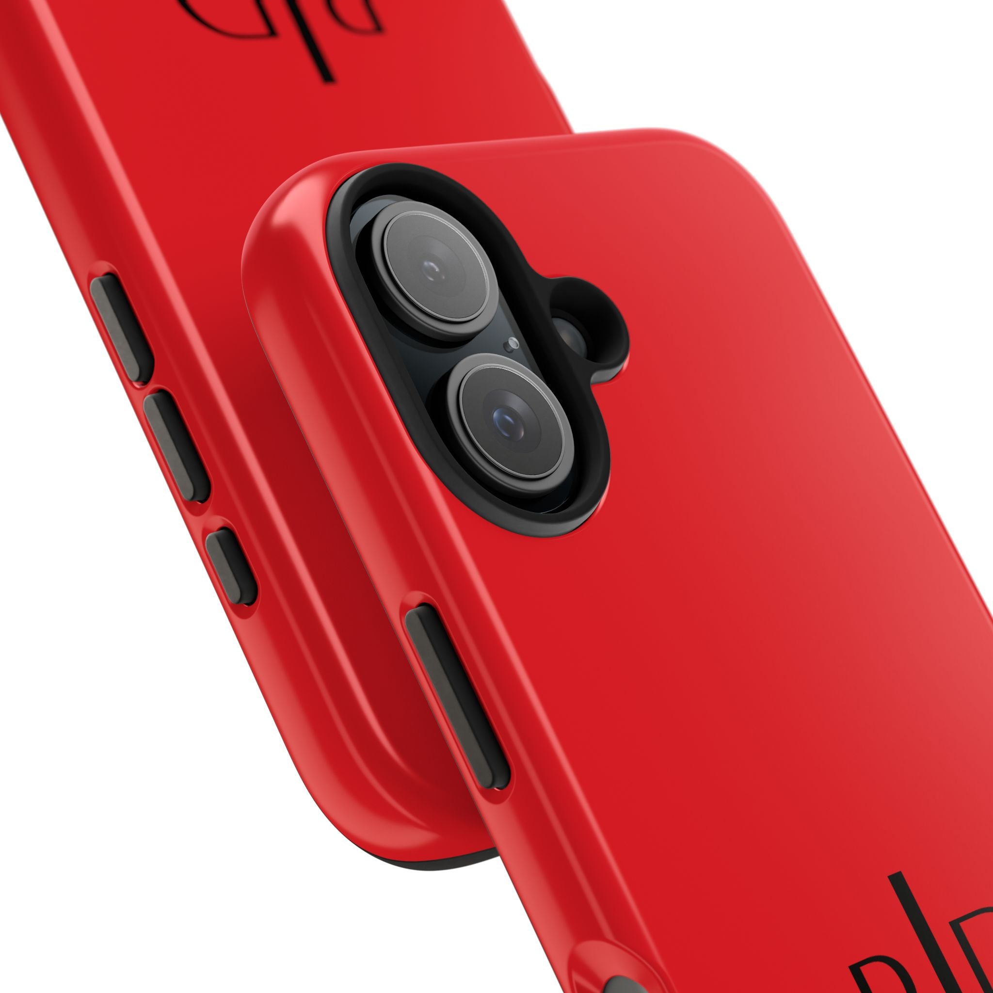 924 - Phone Case Red Berry — Durable Protective Phone Cover with Monogram Logo