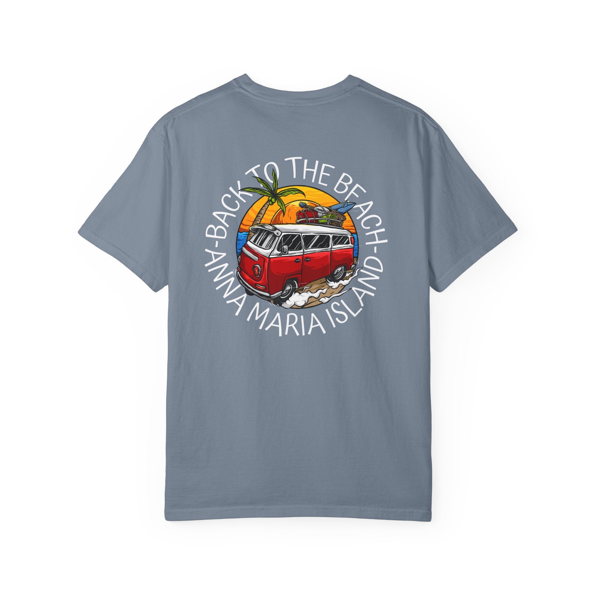 10 - Tee Multi Colors Back to the Beach -  Minimalist Initials T-Shirt