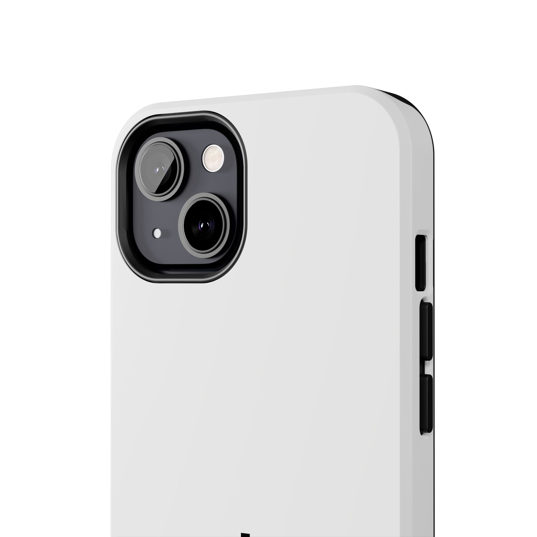 924 - Phone Case White Cap — Durable Protective Phone Cover with Monogram Logo