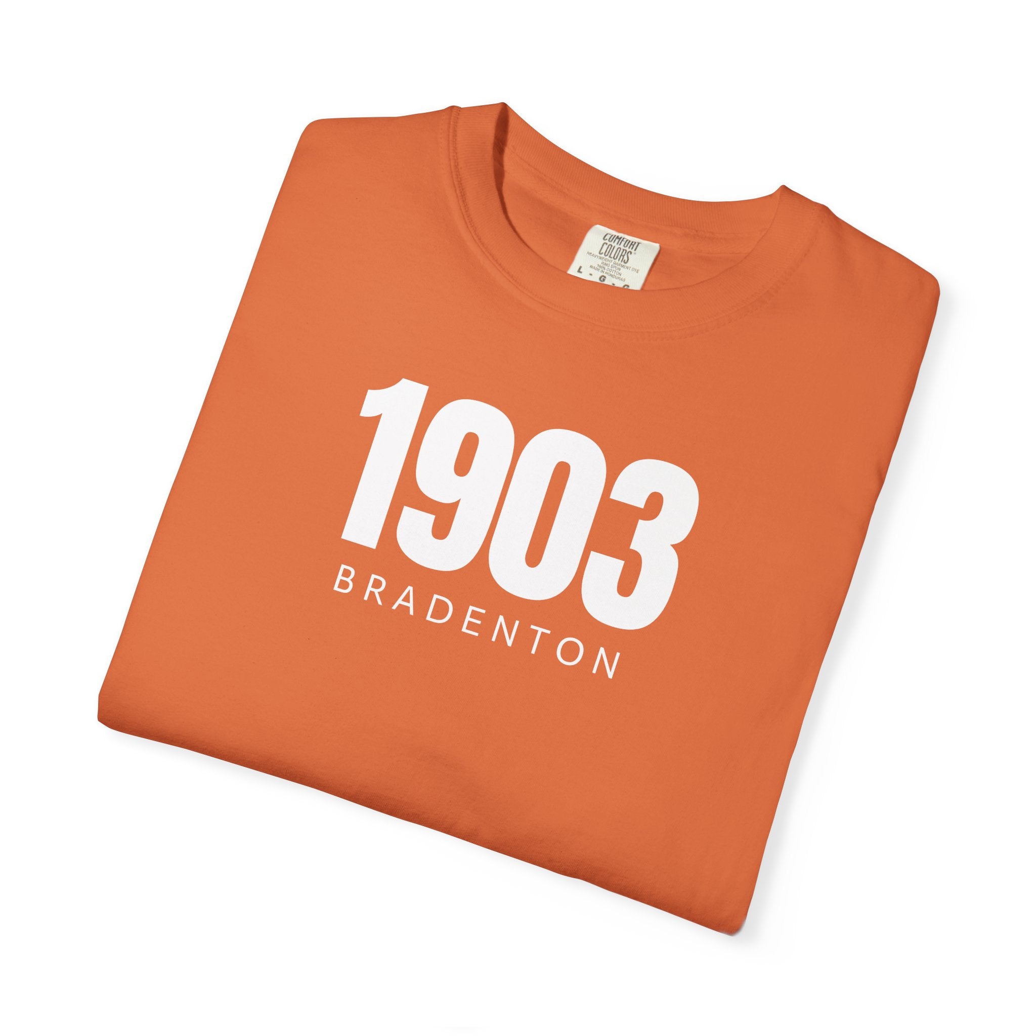 101 - Tee Multi Colors Bradenton 1903 Classic Tee — Minimalist Initials T-Shirt