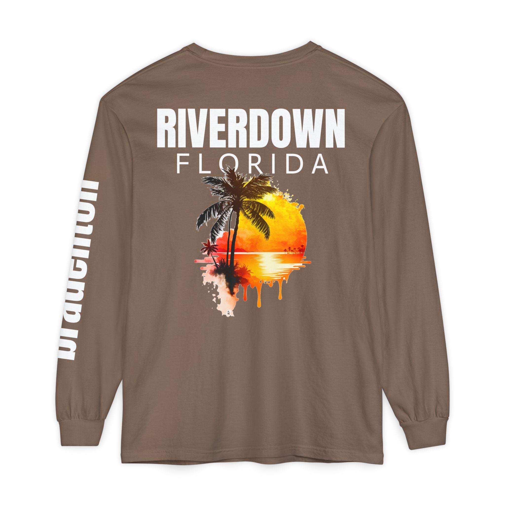2 - Long Sleeve Bradenton Tee Multi Colors 'R|D' — Florida Sleeve Graphic