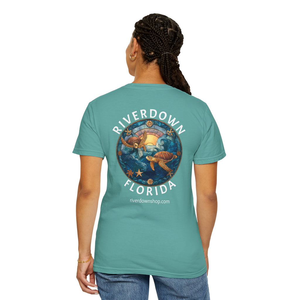 104 - Tee Multi Colors Stained Glass T-Shirt