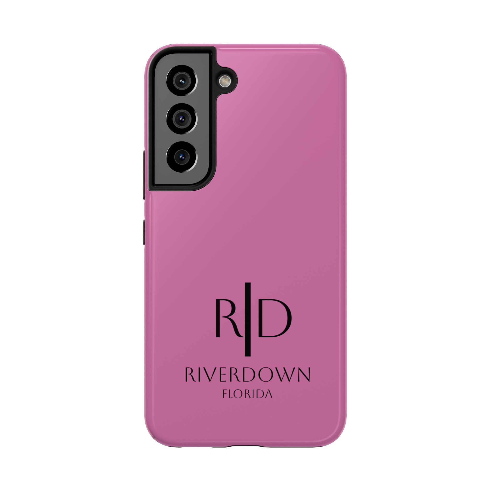 924 - Phone Case Pink Peddle — Durable Protective Phone Cover with Monogram Logo