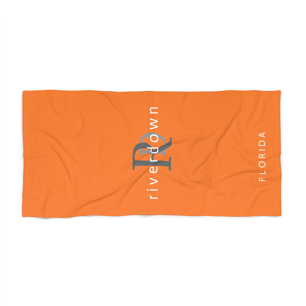 91 - Beach Towel 2 — Minimal Logo Cotton Beach Towel
