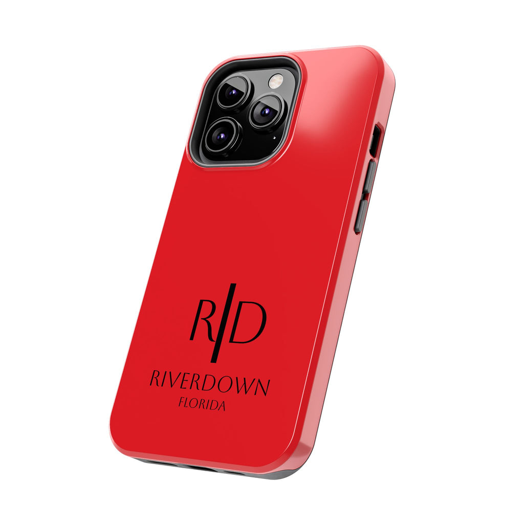 924 - Phone Case Red Berry — Durable Protective Phone Cover with Monogram Logo