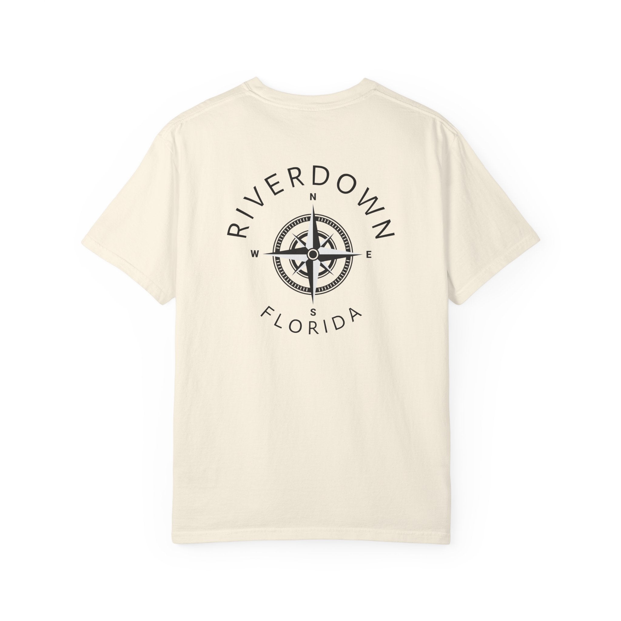 10 - Tee Multi Colors Compass — Minimalist Initials T-Shirt