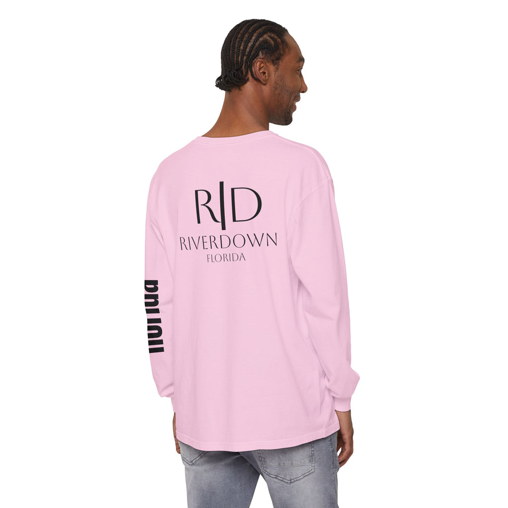 2 - Long Sleeve Tee Multi Colors 'R|D' — Florida Sleeve Graphic