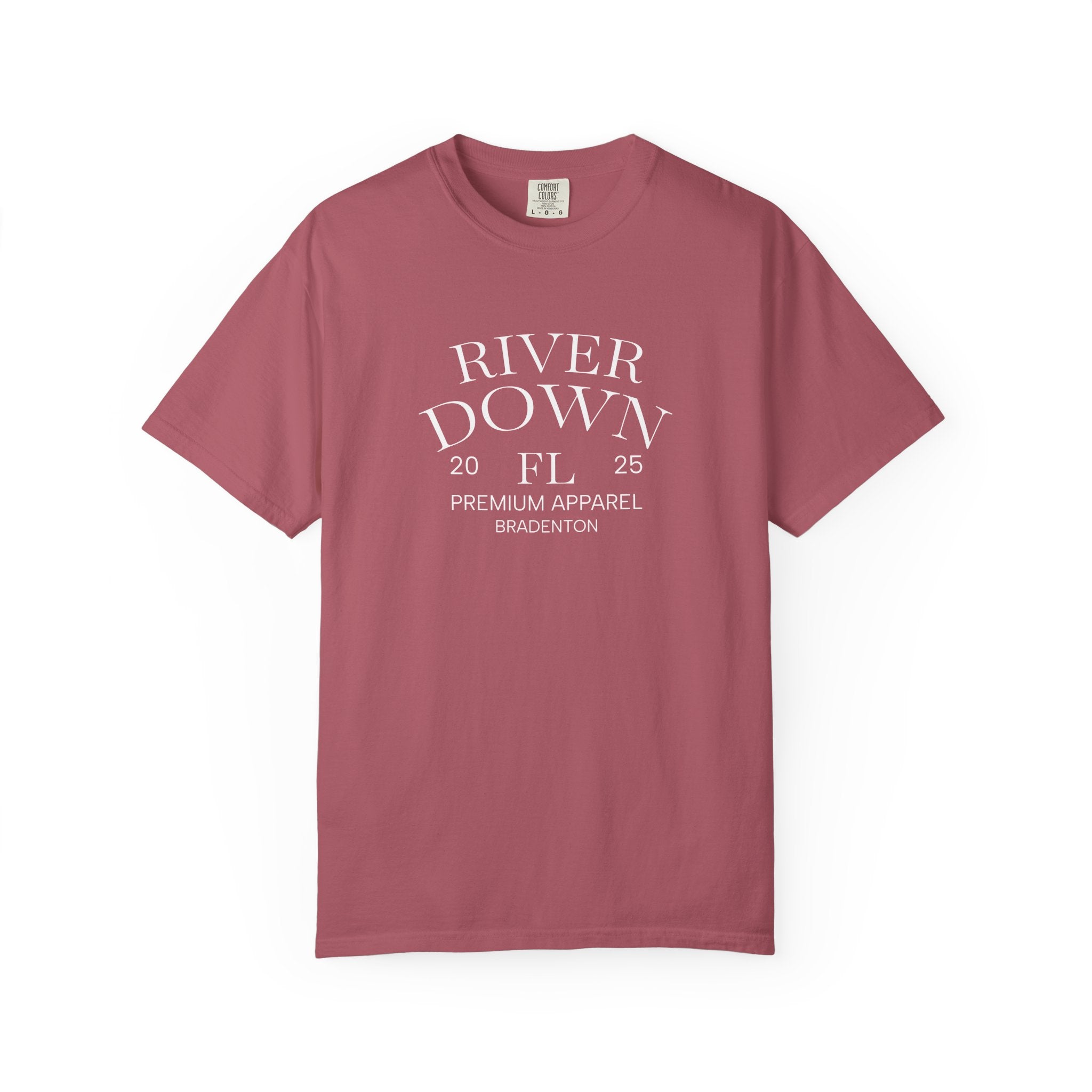 101 -  Tee Multi Colors Monogram R|D Plain Back Classic Tee — Minimalist Initials T-Shirt