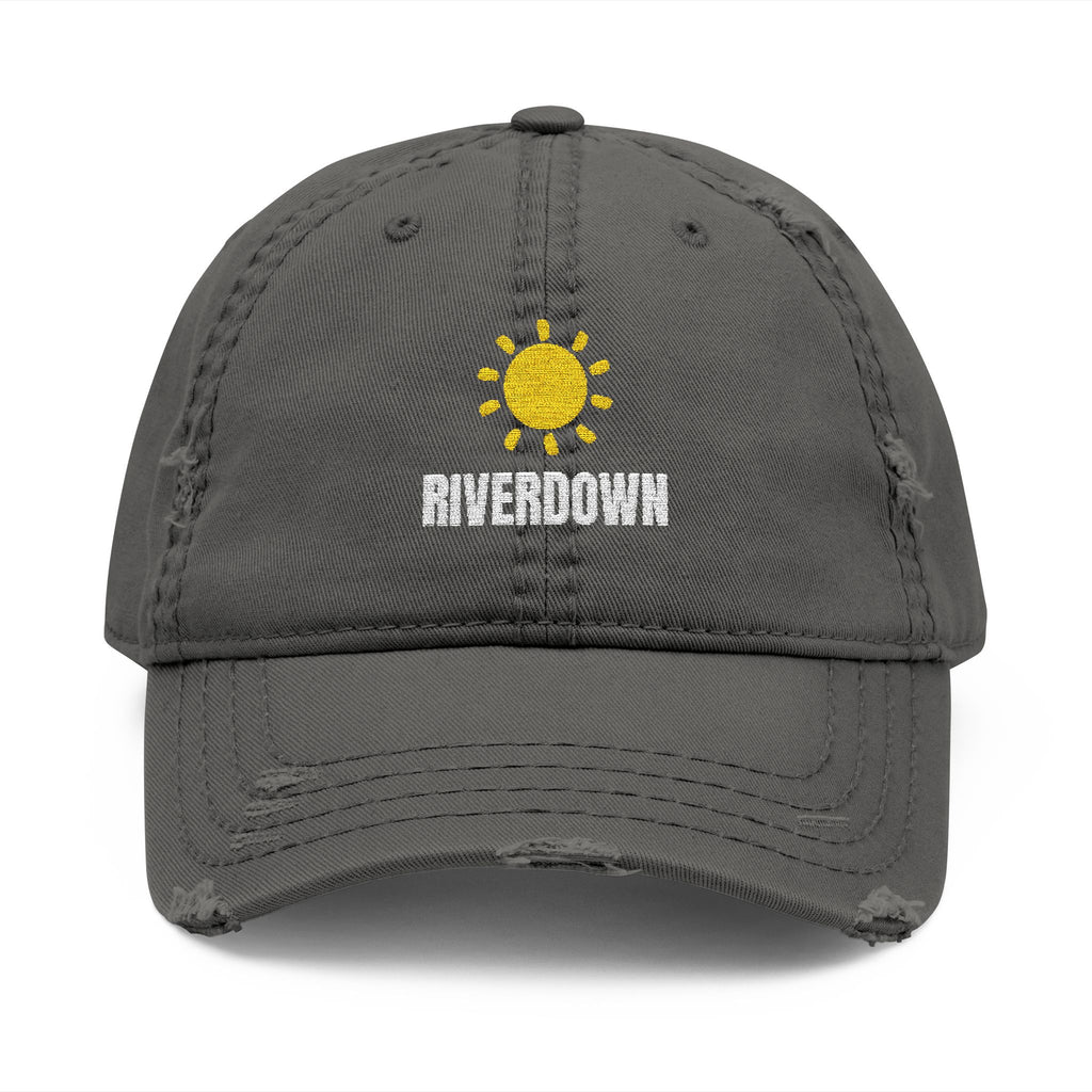 92 - Sun - Riverdown Distressed Embroidered Dad Hat