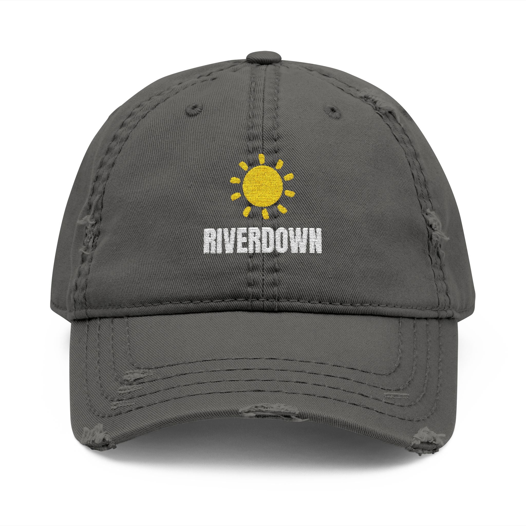 92 - Sun - Riverdown Distressed Embroidered Dad Hat