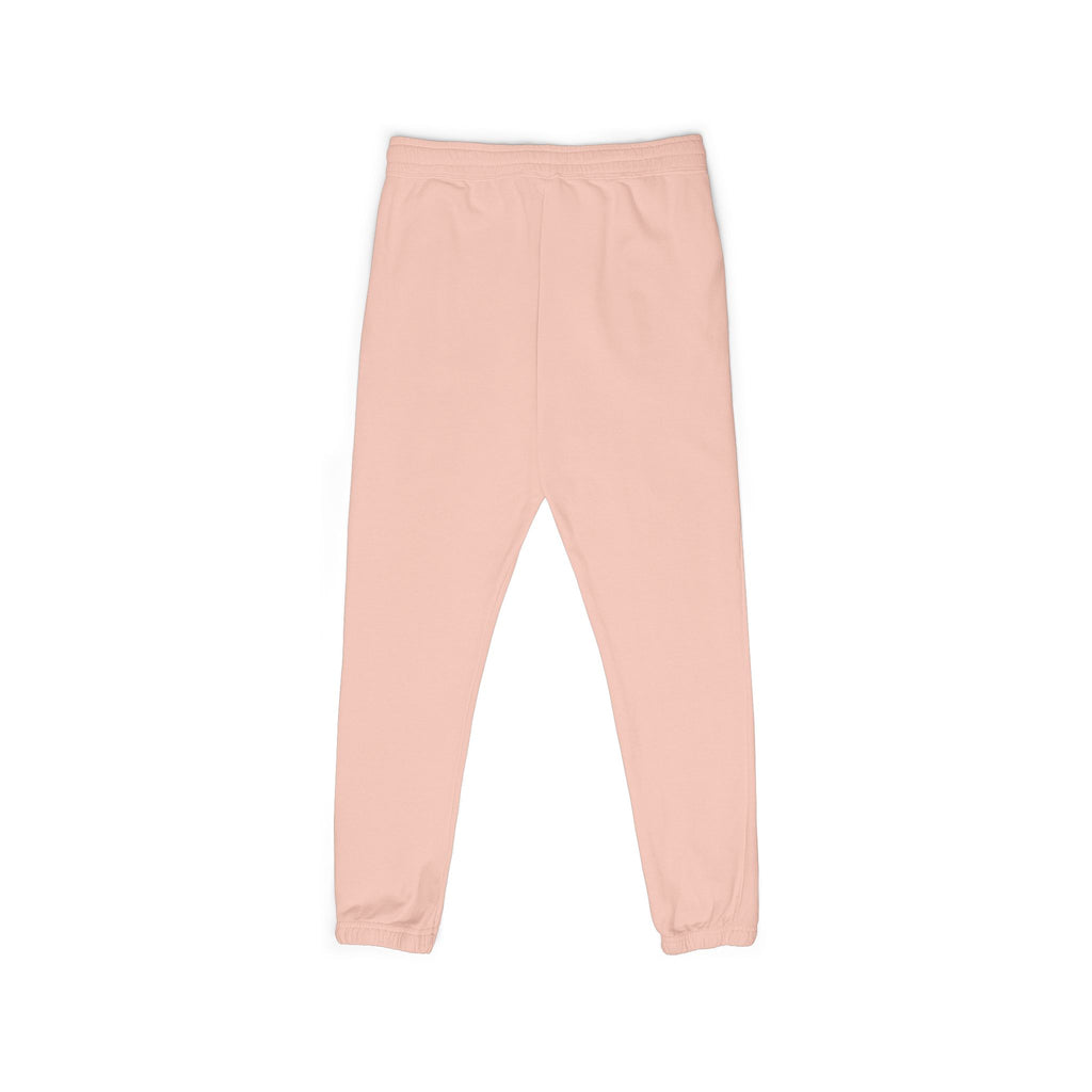 6 - Pants Sweats Vertical Script Multi Colors Joggers — Cozy Garment-Dyed Fleece Sweatpants with Side Text