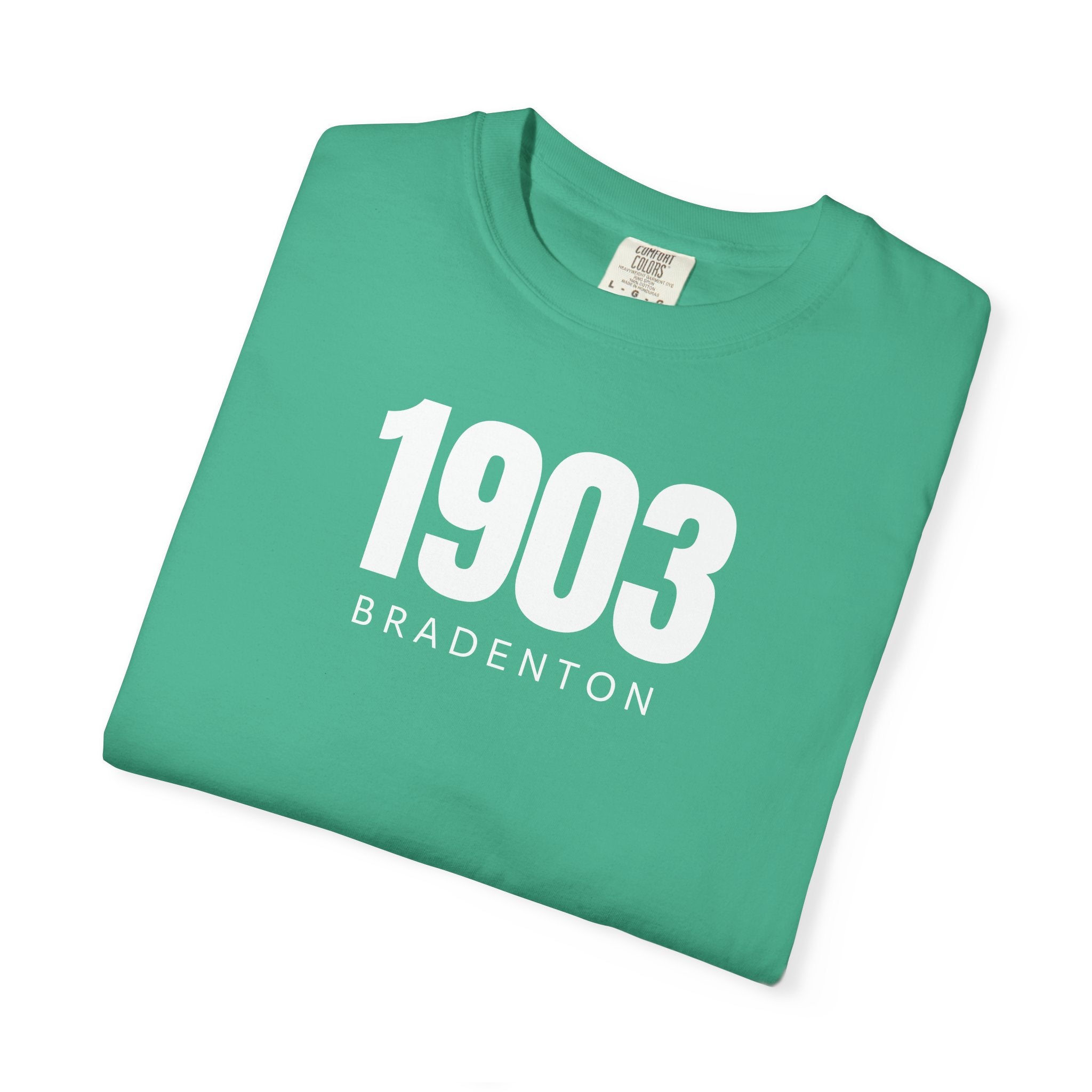 101 - Tee Multi Colors Bradenton 1903 Classic Tee — Minimalist Initials T-Shirt