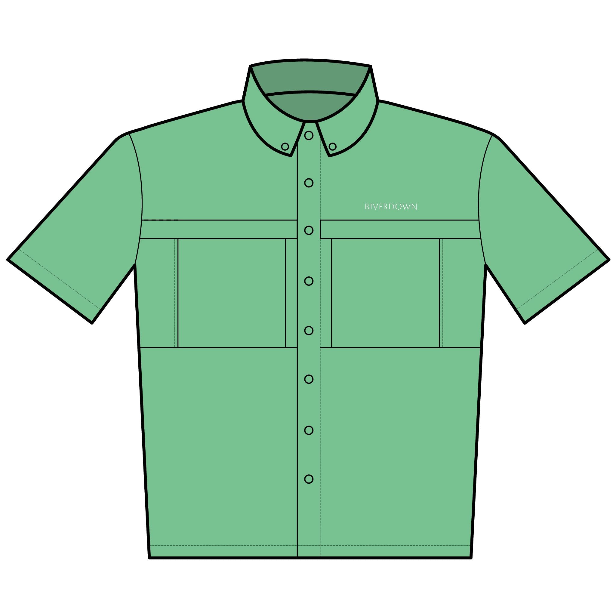 121 - Embroidered UV Daybreak Short Sleeve Shirt — Lightweight Work & Outdoor Shirt