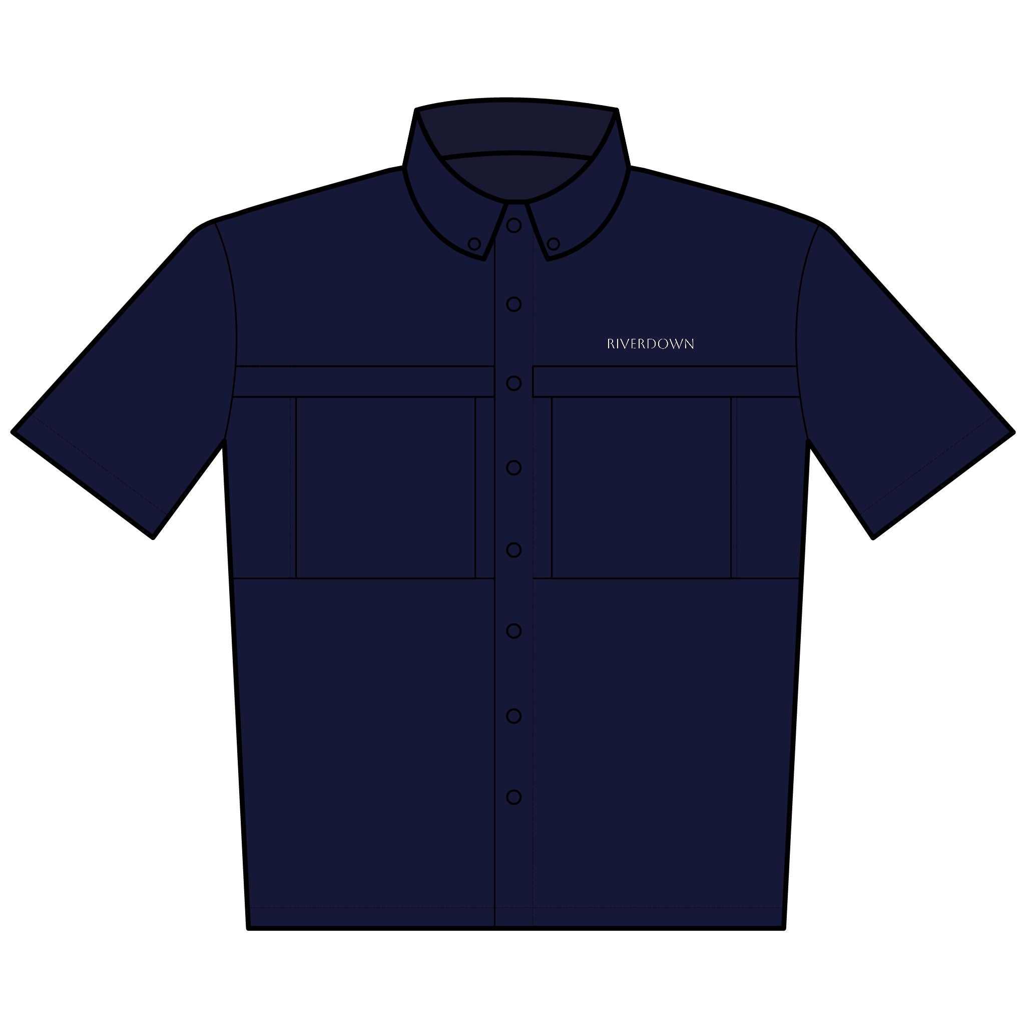 121 - Embroidered UV Daybreak Short Sleeve Shirt — Lightweight Work & Outdoor Shirt