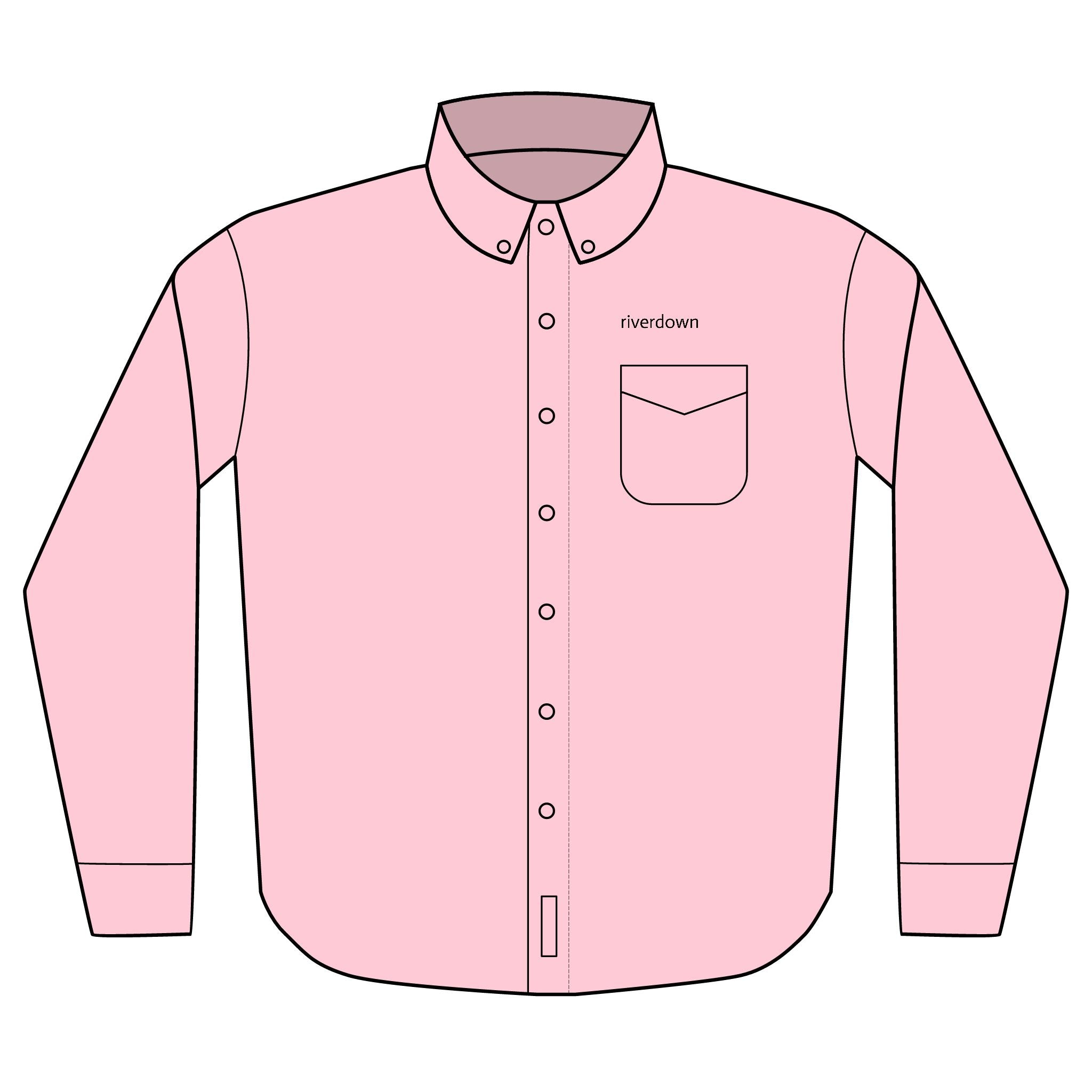 22 - Multi Colors Embroidered Long Sleeve Button-Up Shirt — Classic Port Authority Work Shirt